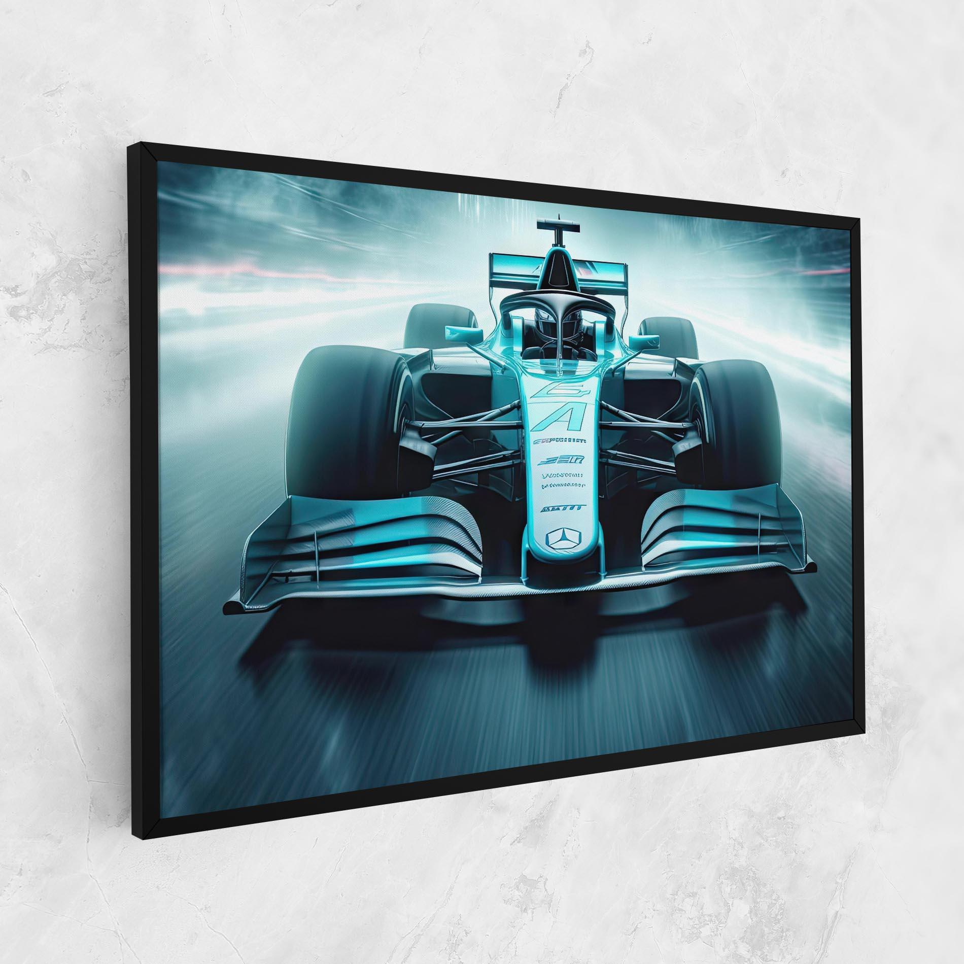 Tablou Canvas F1 Smoke Cars mockup 1