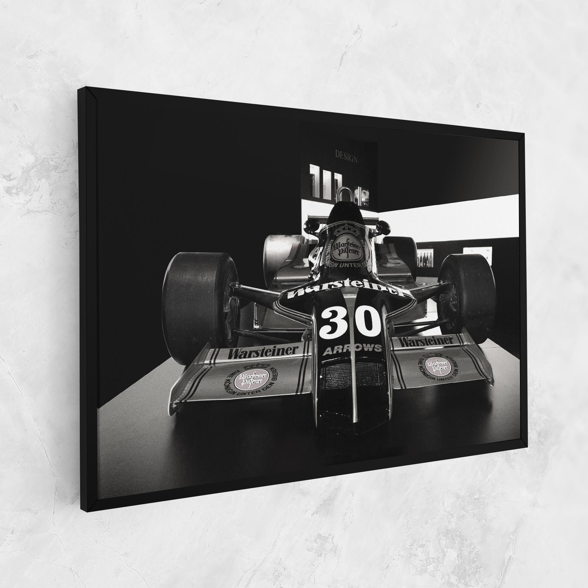 Formula 1 Car Grey mockup 1