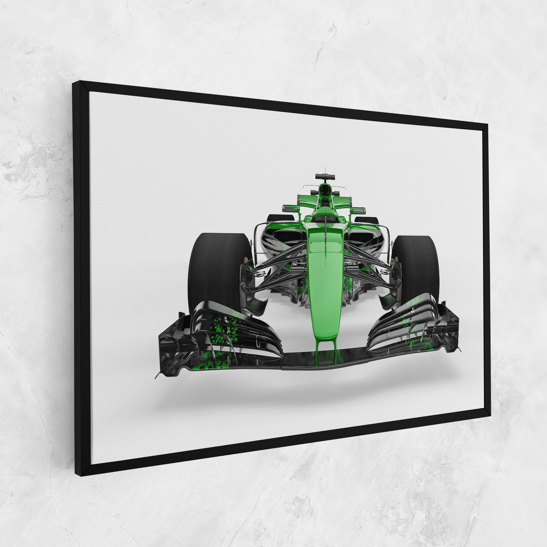 Green F1 Car mockup 1