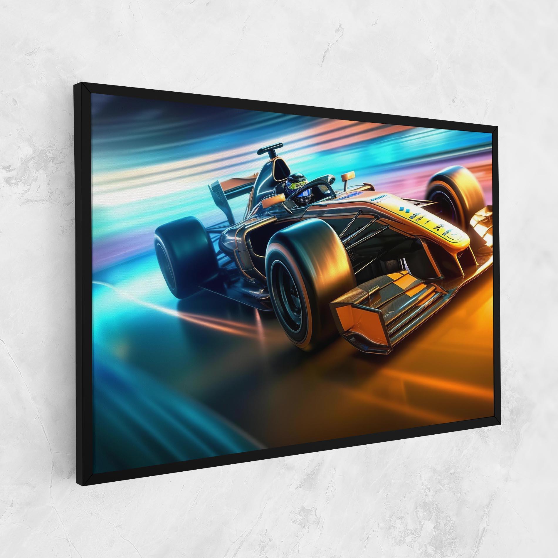 Tablou Canvas Yellow Blue F1 mockup 1