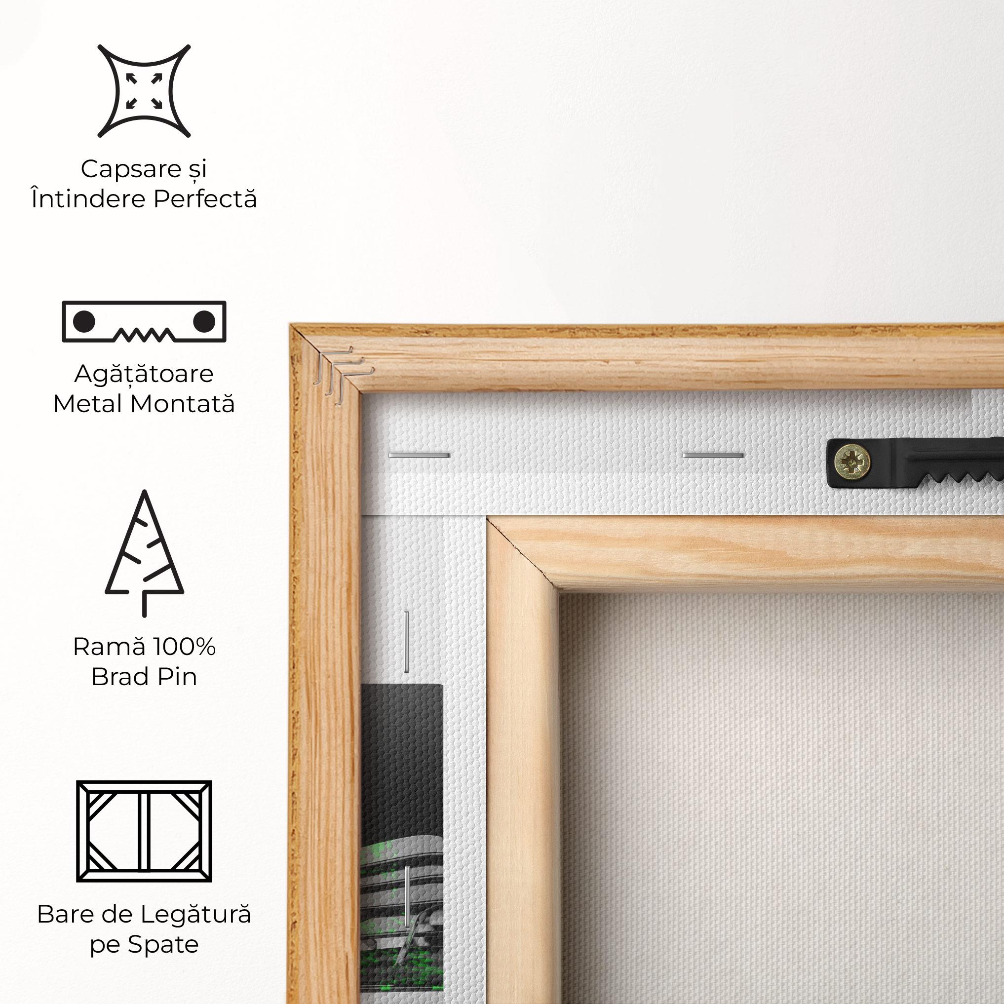 Tablou Canvas Green F1 Car mockup 5