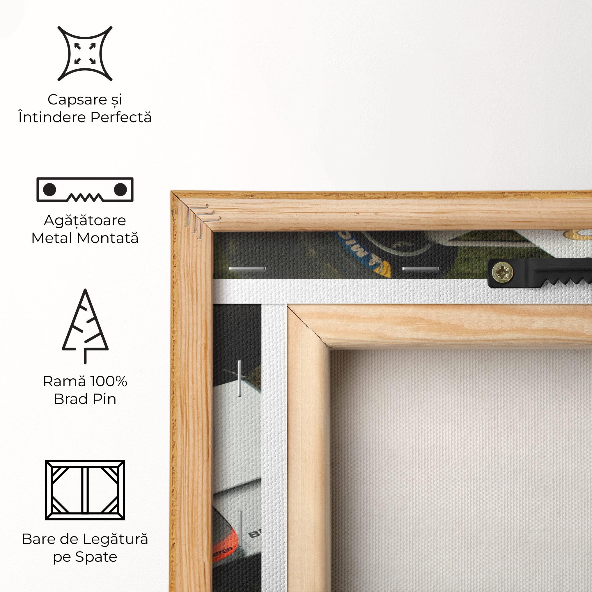 Tablou Canvas White F1 Car mockup 5