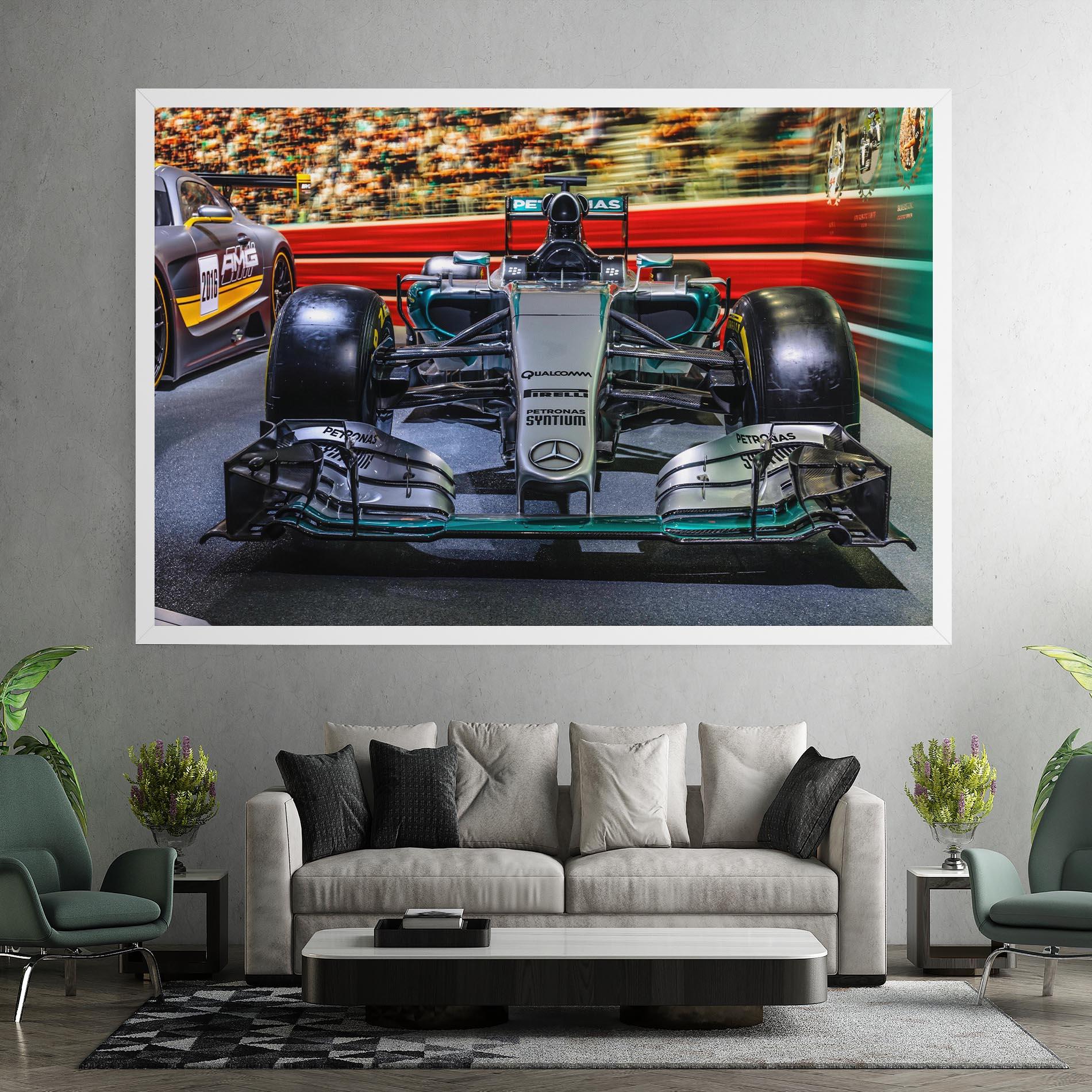 Tablou Canvas Black Green F1 mockup 7
