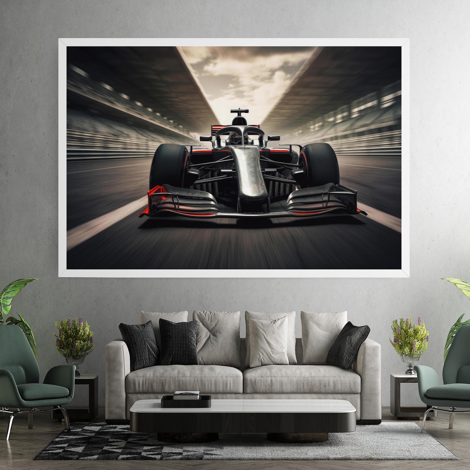 Tablou Canvas Black Red F1 mockup 7