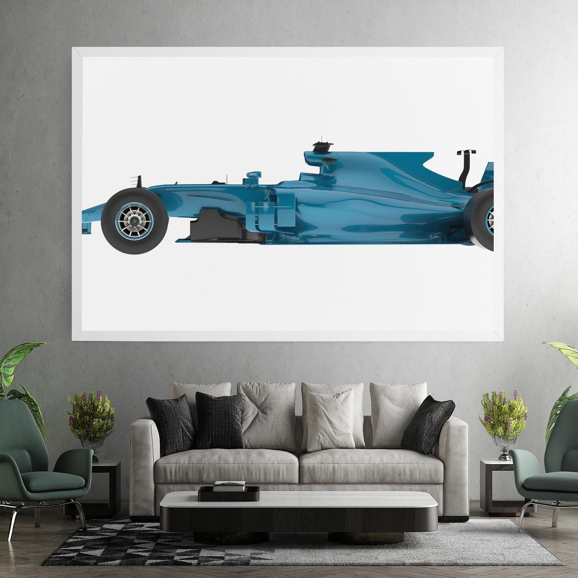 Blue F1 Toy mockup 7