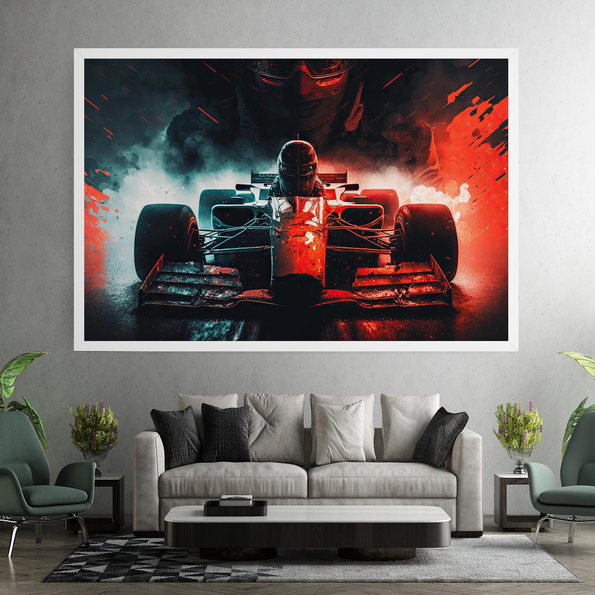 Tablou Canvas Blue Red F1 mockup 7