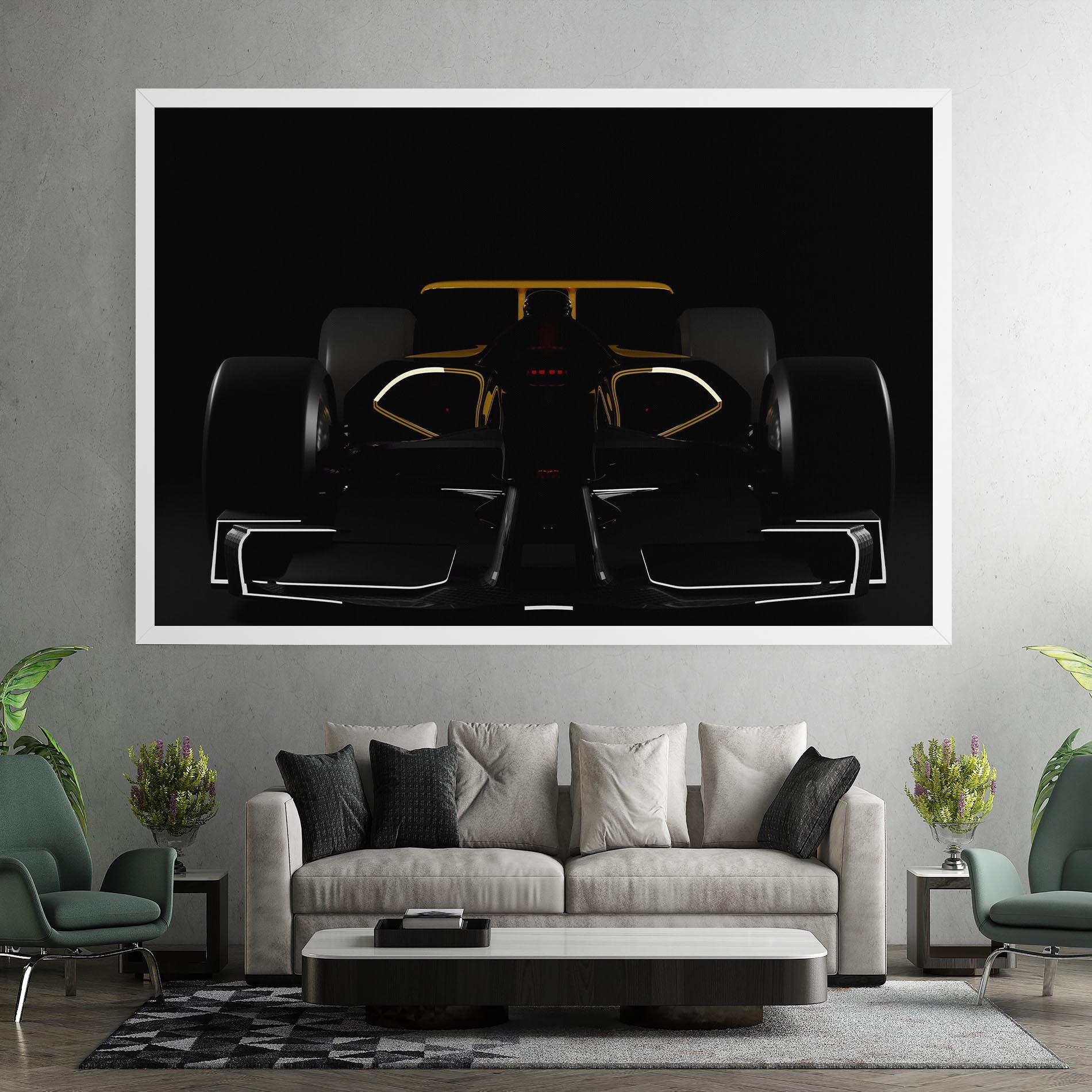 Tablou Canvas Dark F1 Car mockup 7