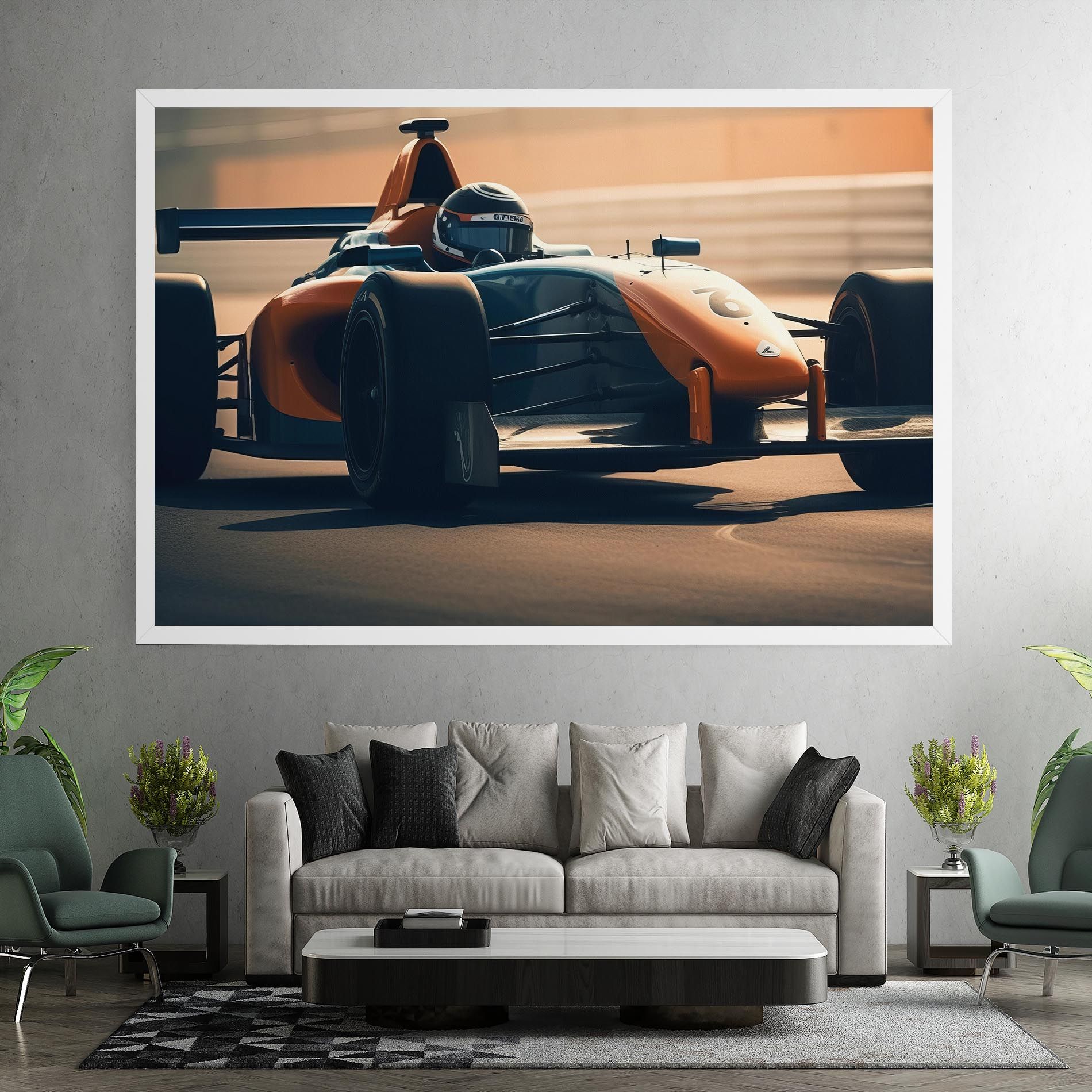 Orange Black F1 mockup 7