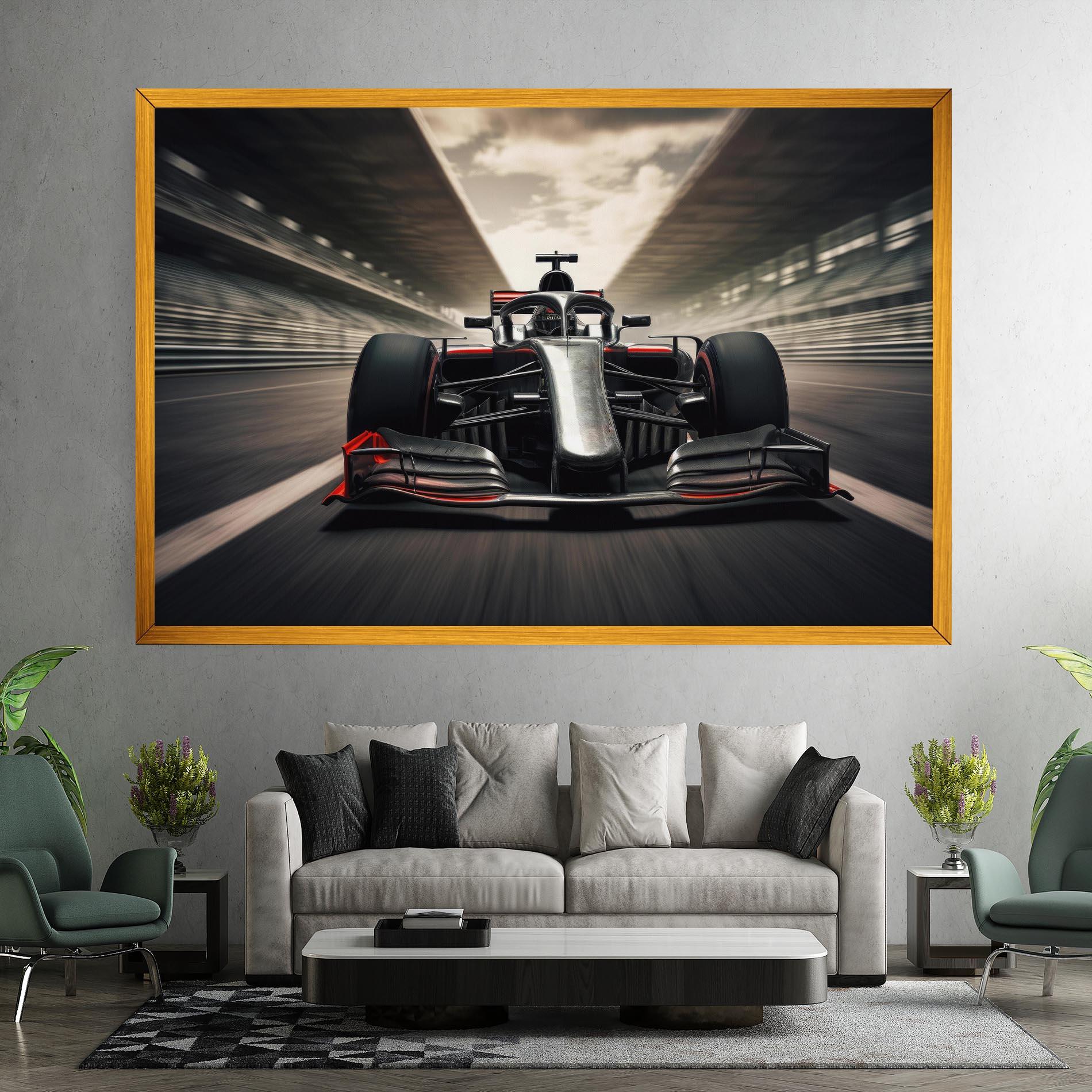 Tablou Canvas Black Red F1 mockup 7