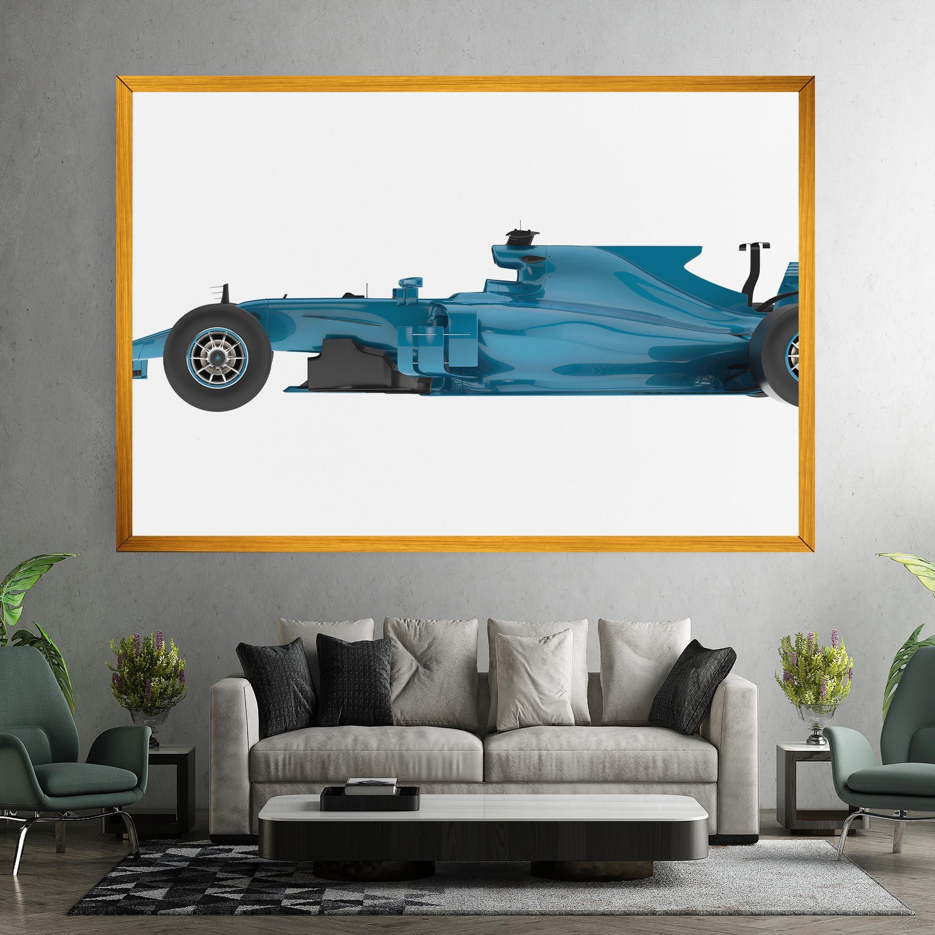 Tablou Canvas Blue F1 Toy mockup 7