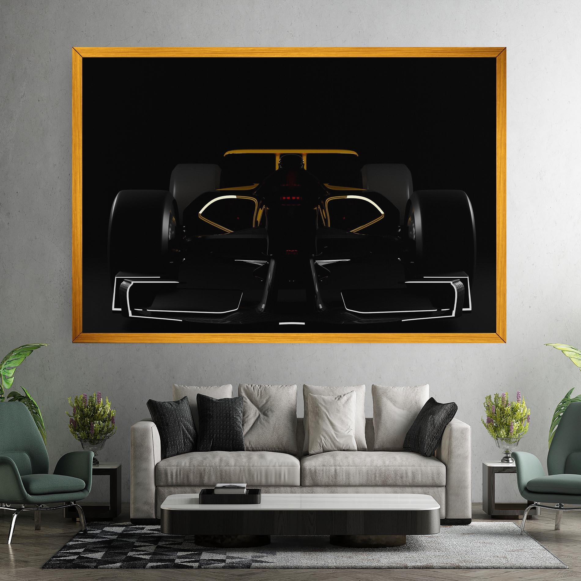 Tablou Canvas Dark F1 Car mockup 7