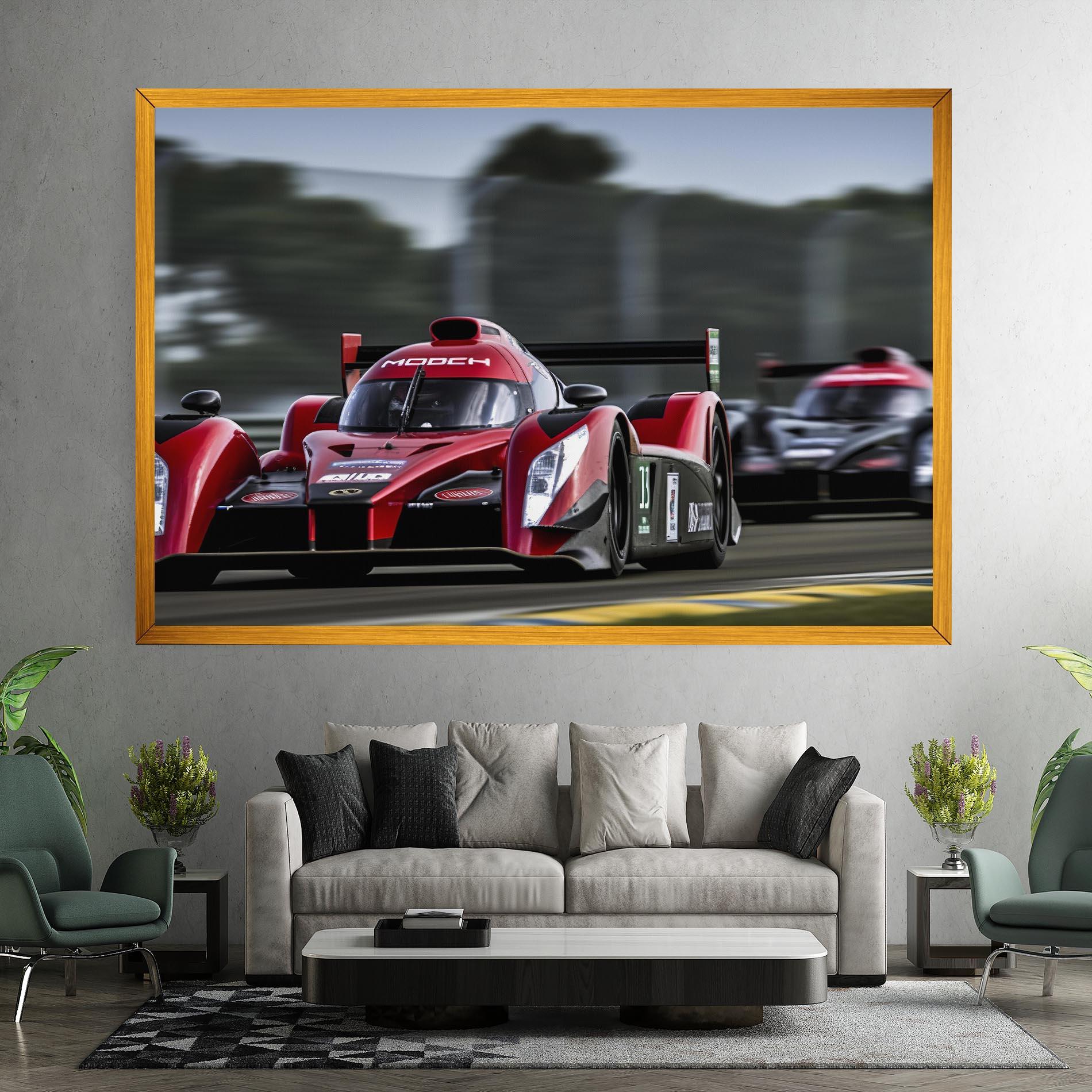 Tablou Canvas Red Racing Cars mockup 7