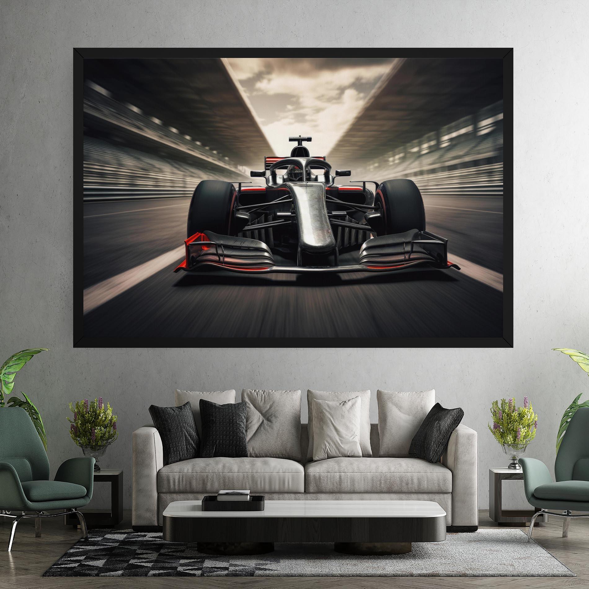 Tablou Canvas Black Red F1 mockup 7