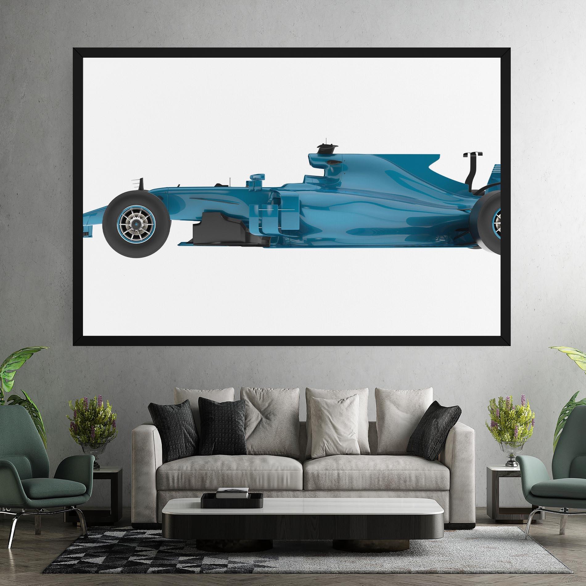 Tablou Canvas Blue F1 Toy mockup 7