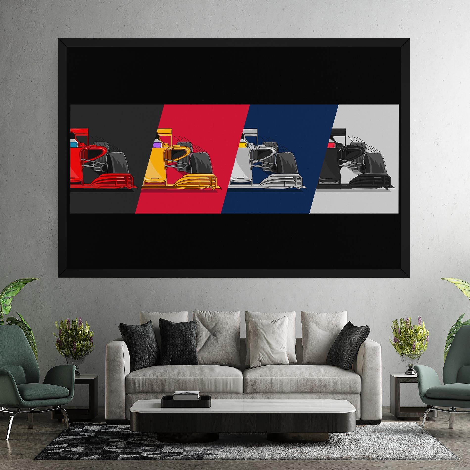 Tablou Canvas F1 Cars mockup 7