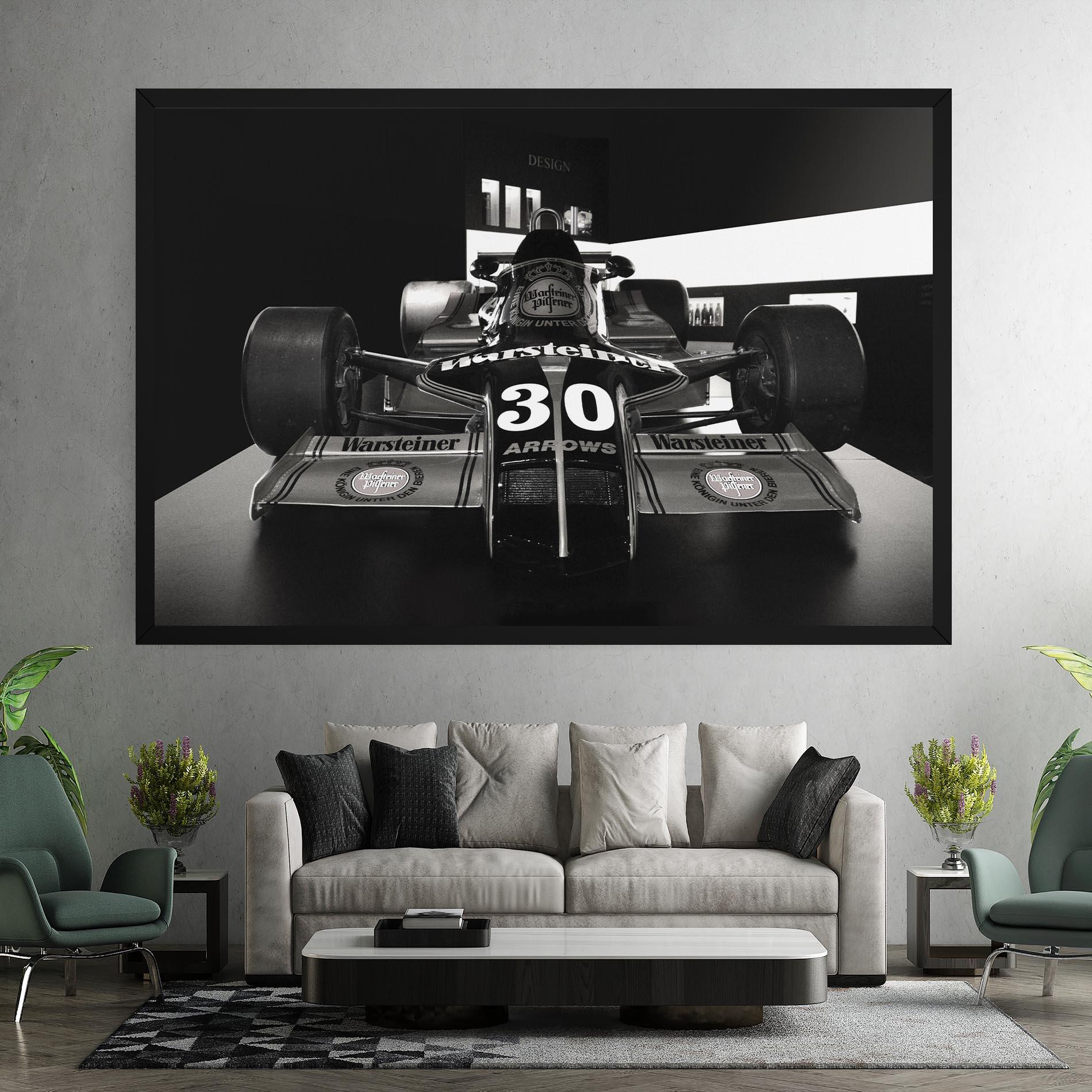 Tablou Canvas Formula 1 Car Grey mockup 7