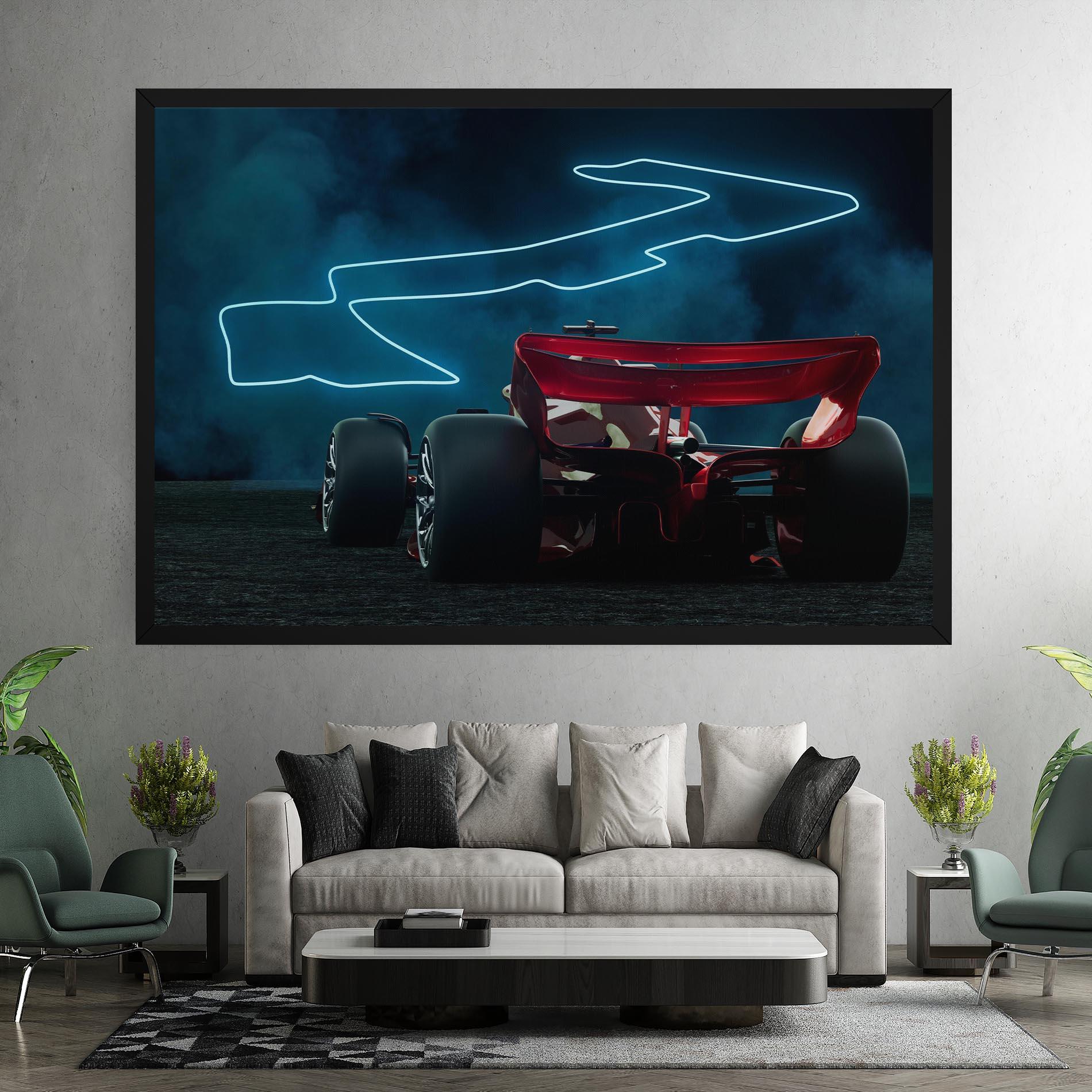 Tablou Canvas Race Car F1 mockup 7