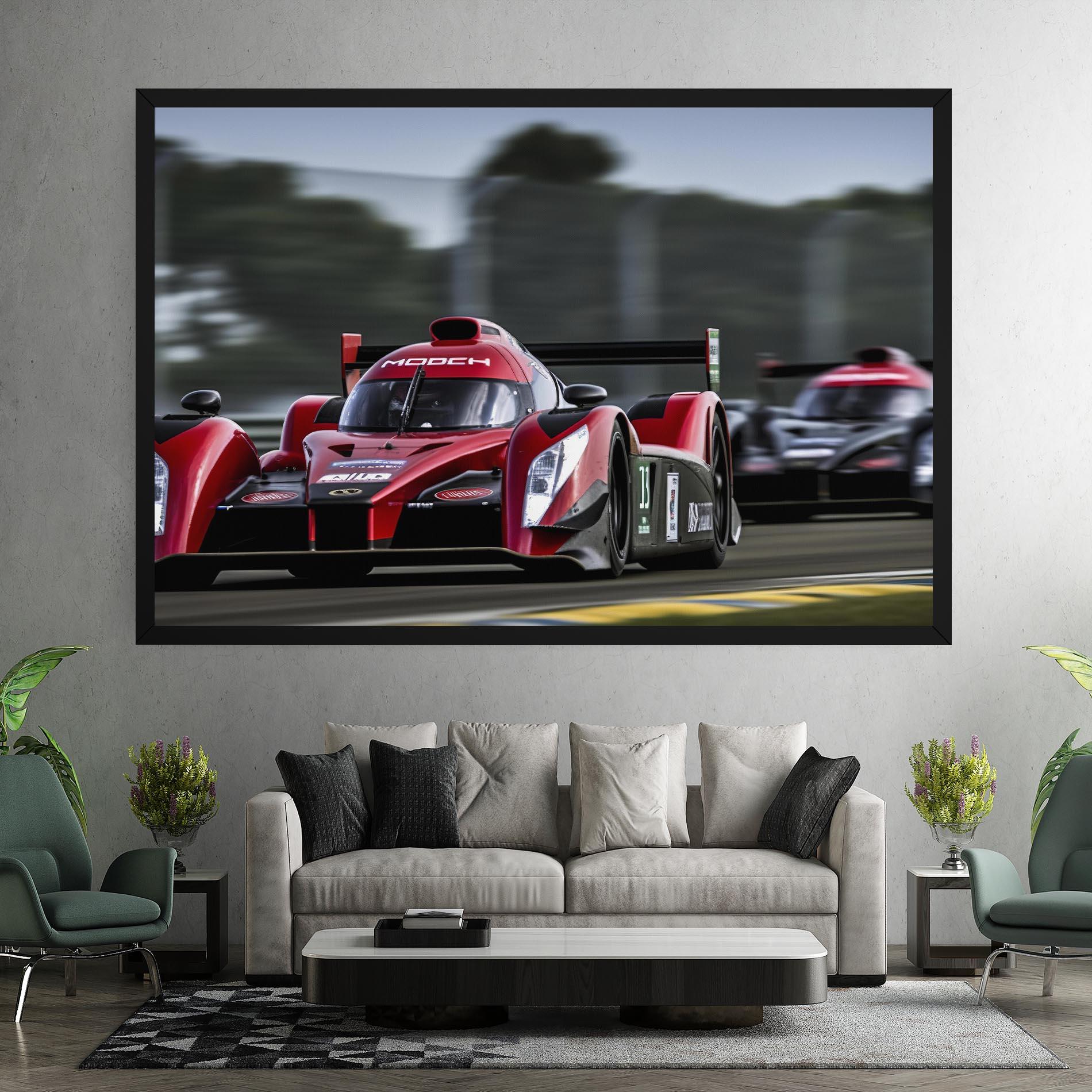 Tablou Canvas Red Racing Cars mockup 7
