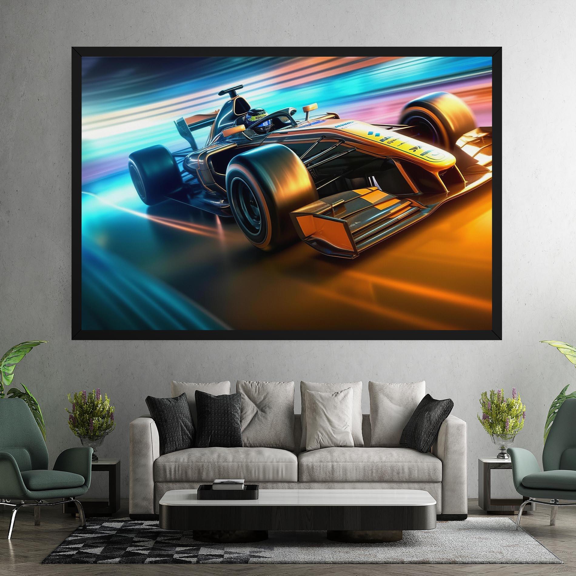 Tablou Canvas Yellow Blue F1 mockup 7