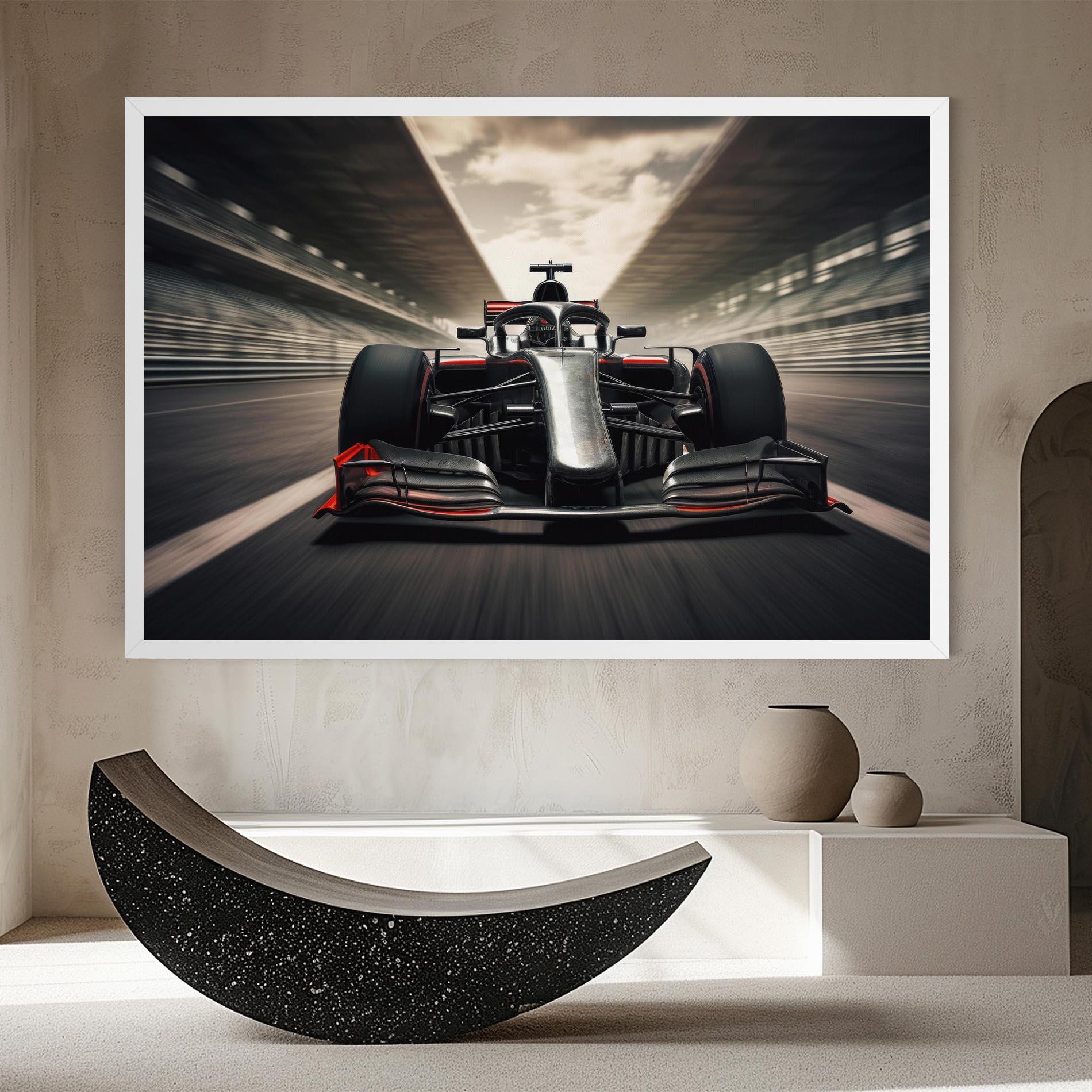 Tablou Canvas Black Red F1 mockup 8