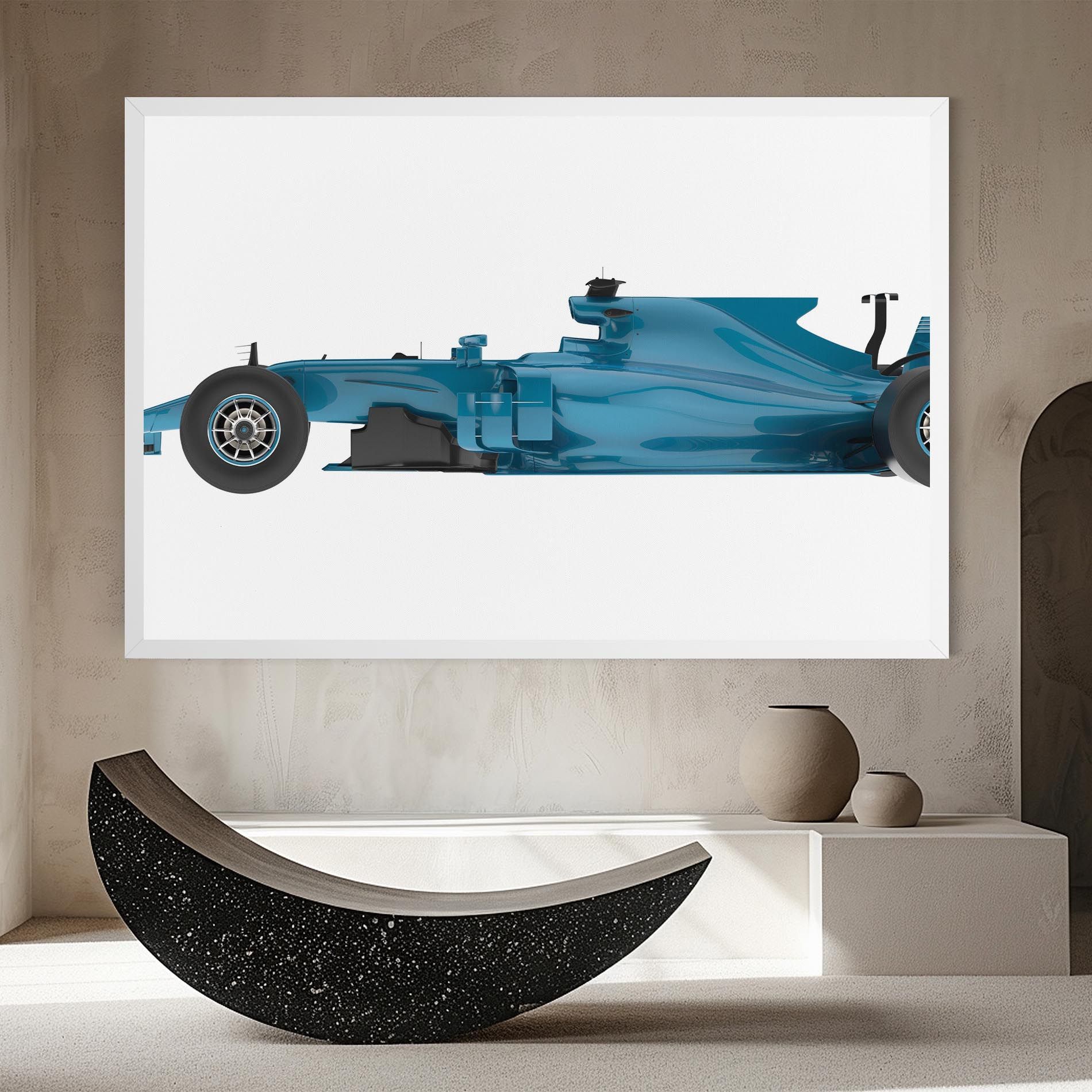 Blue F1 Toy mockup 8