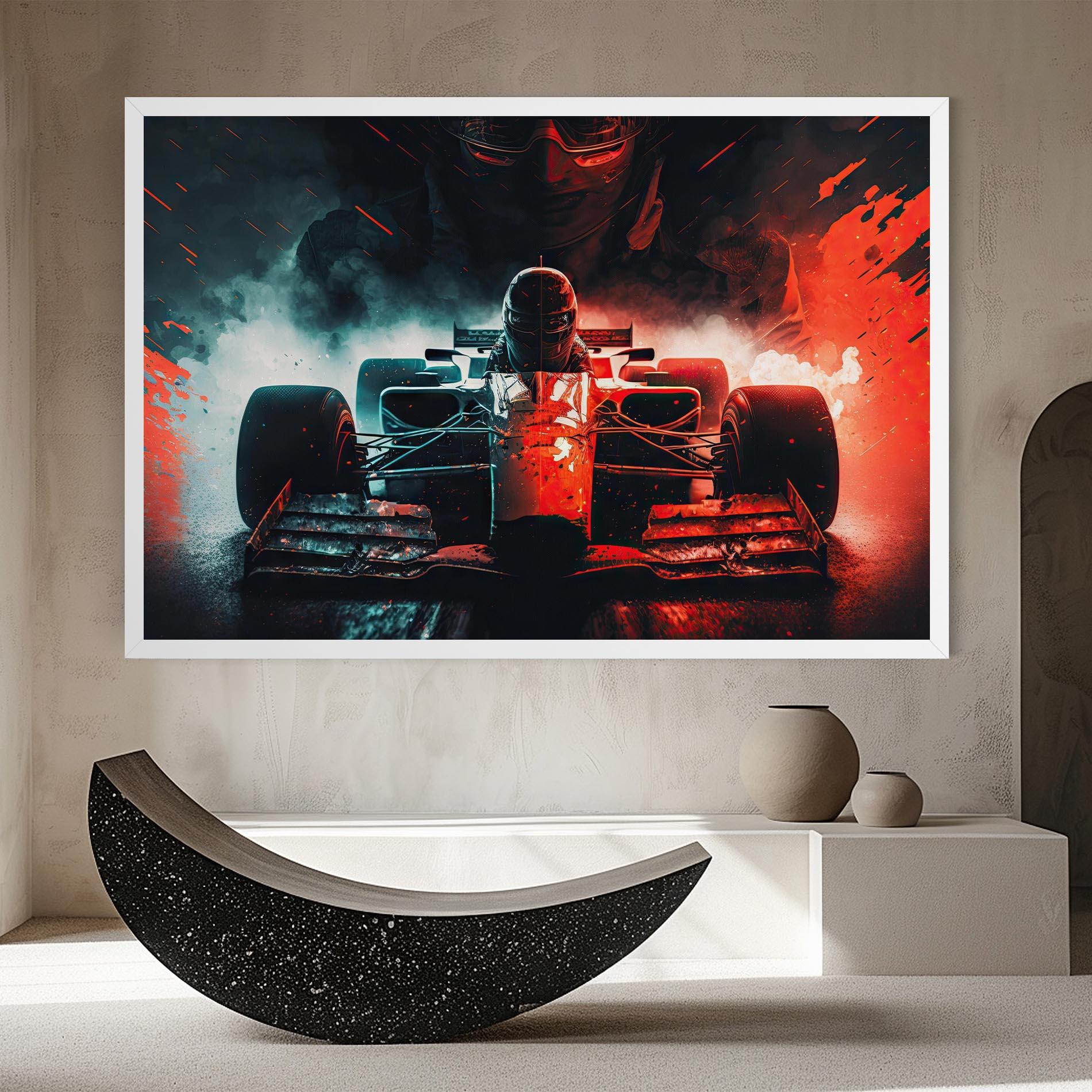 Tablou Canvas Blue Red F1 mockup 8