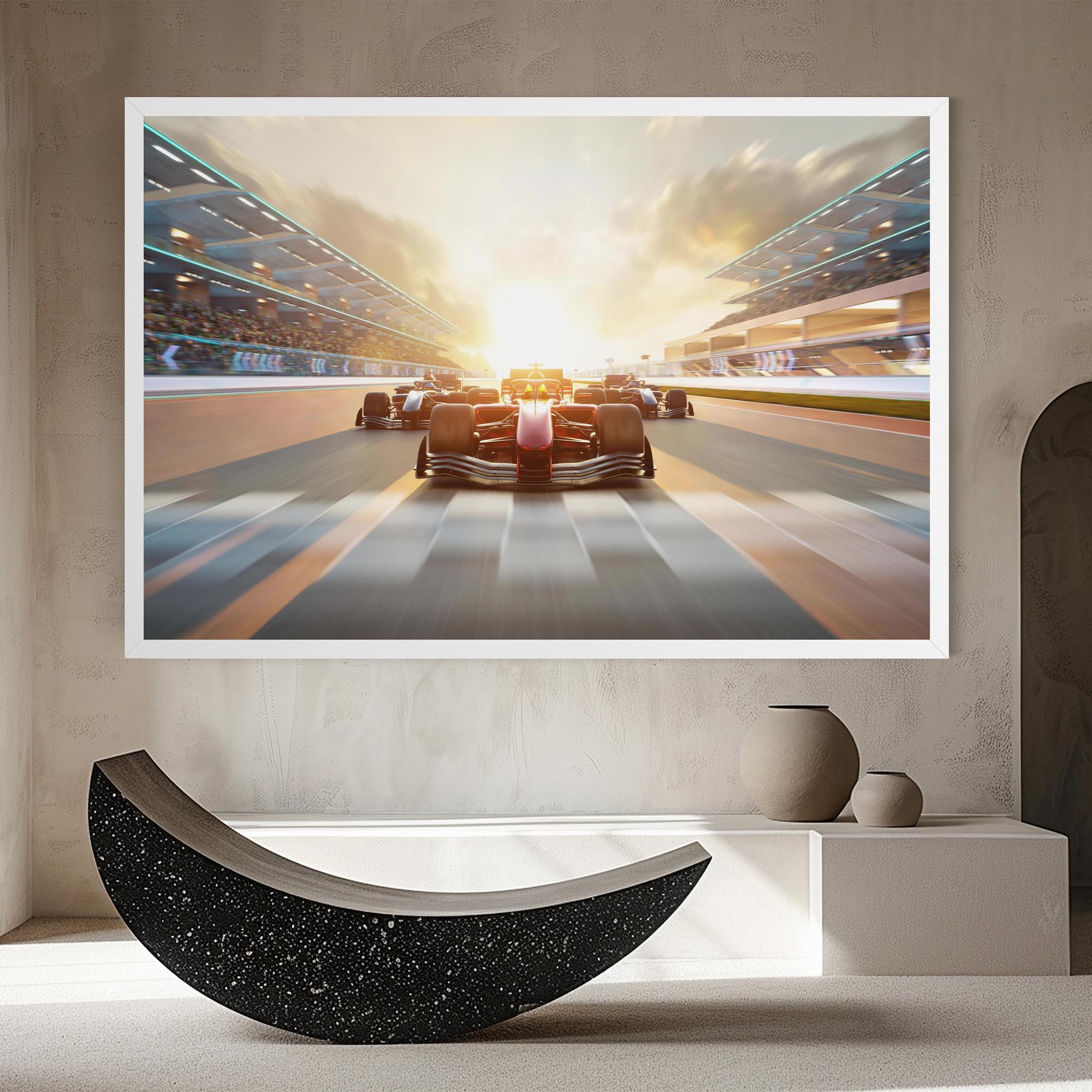 Tablou Canvas F1 Winning mockup 8