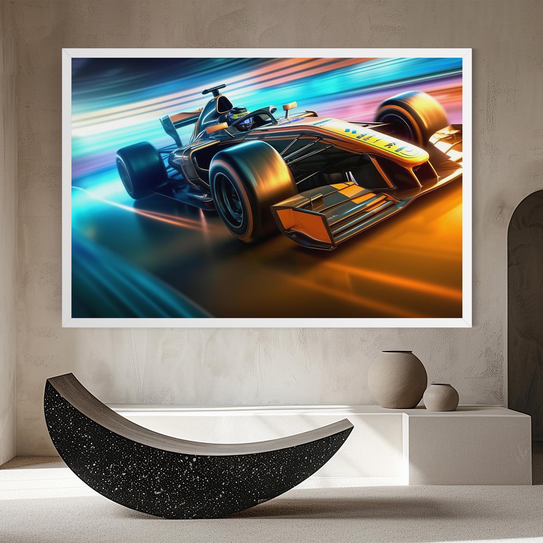 Tablou Canvas Yellow Blue F1 mockup 8