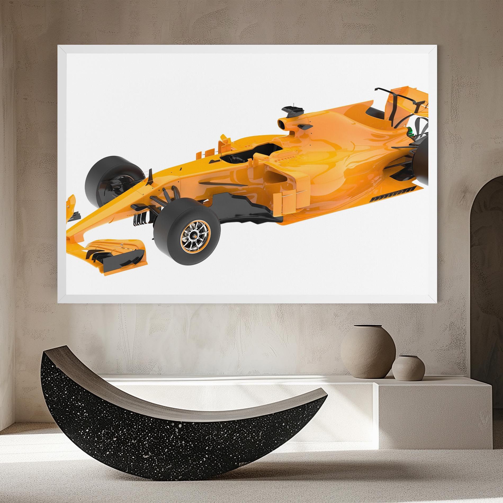 Yellow F1 Toy mockup 8