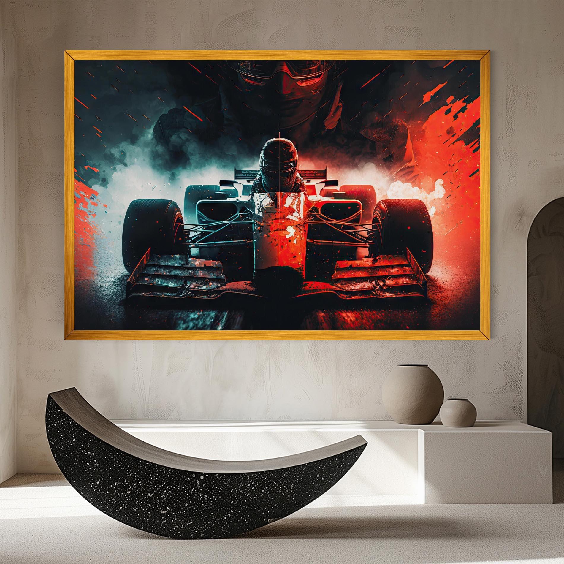 Tablou Canvas Blue Red F1 mockup 8