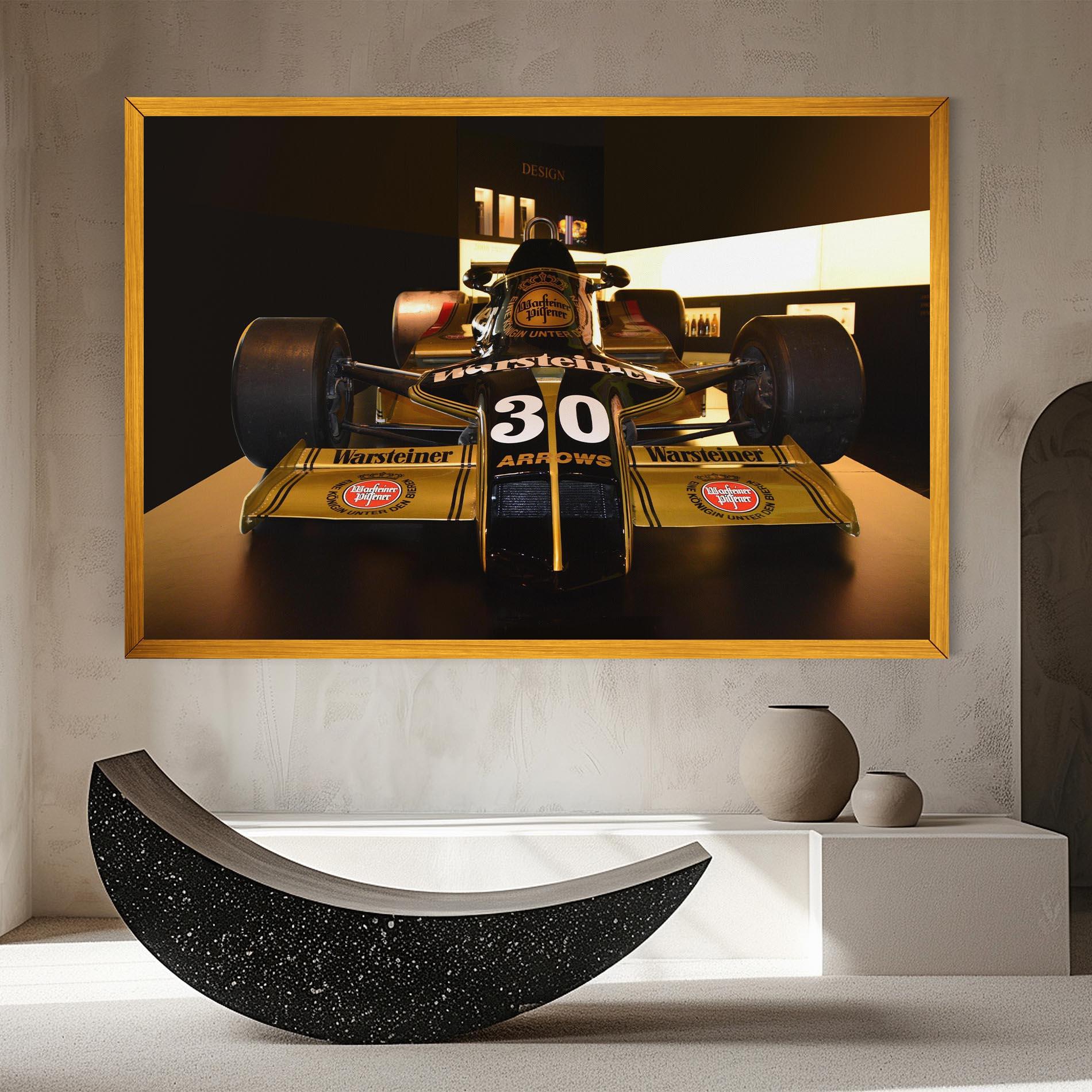 Tablou Canvas Formula 1 Car Color mockup 8