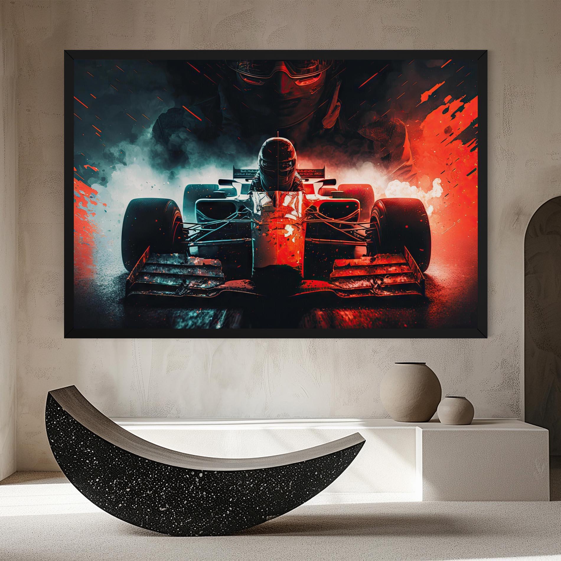 Tablou Canvas Blue Red F1 mockup 8