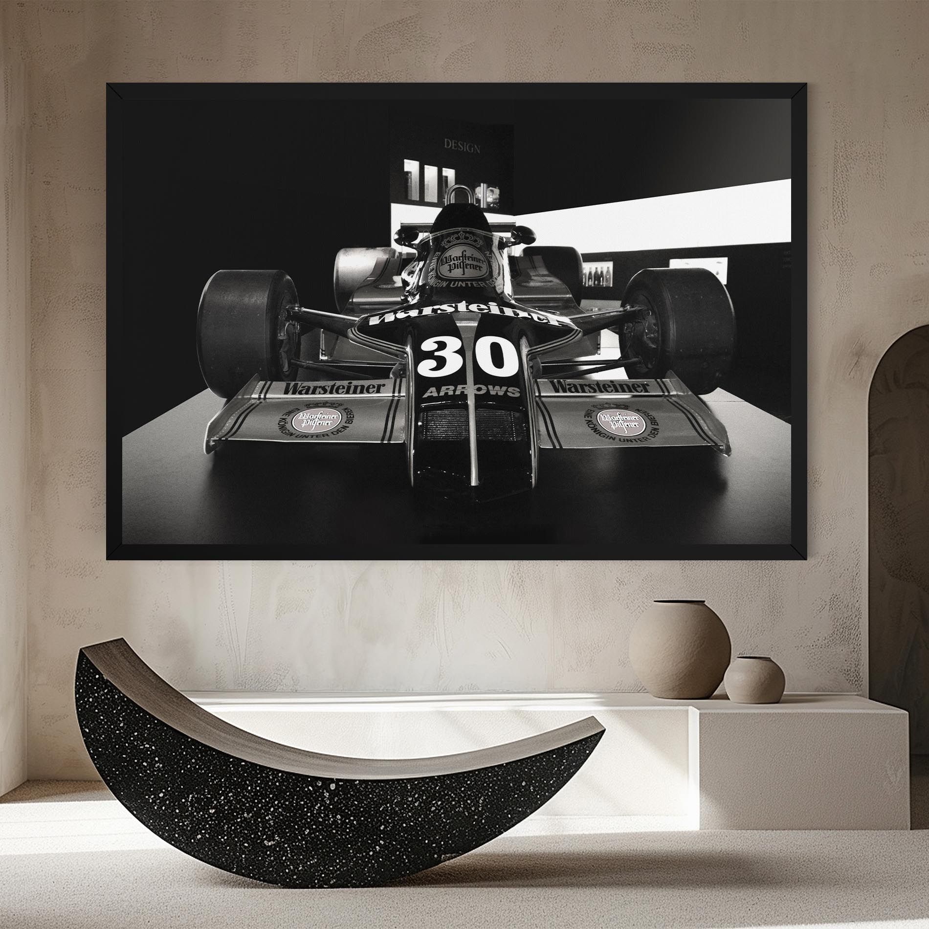 Formula 1 Car Grey mockup 8