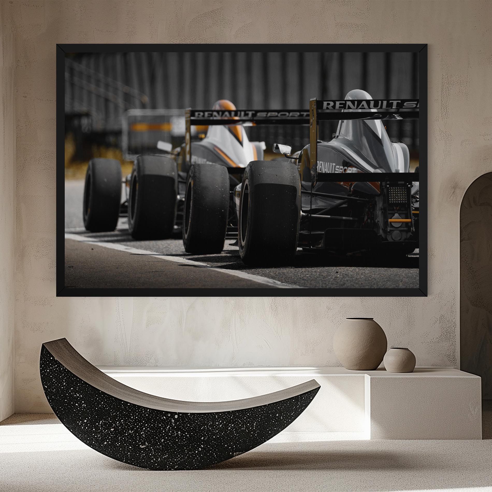 Grey F1 Cars mockup 8