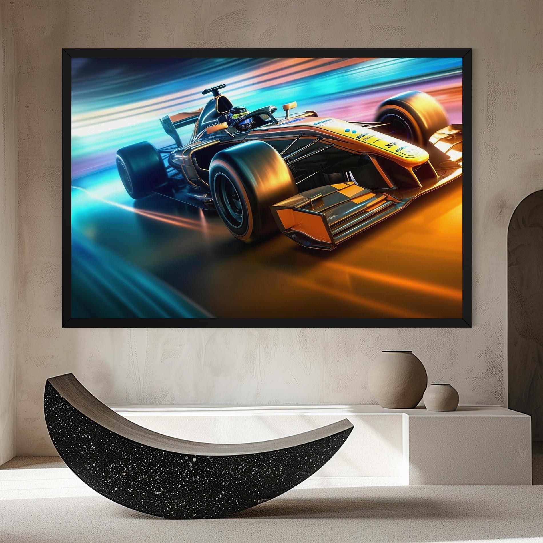 Tablou Canvas Yellow Blue F1 mockup 8