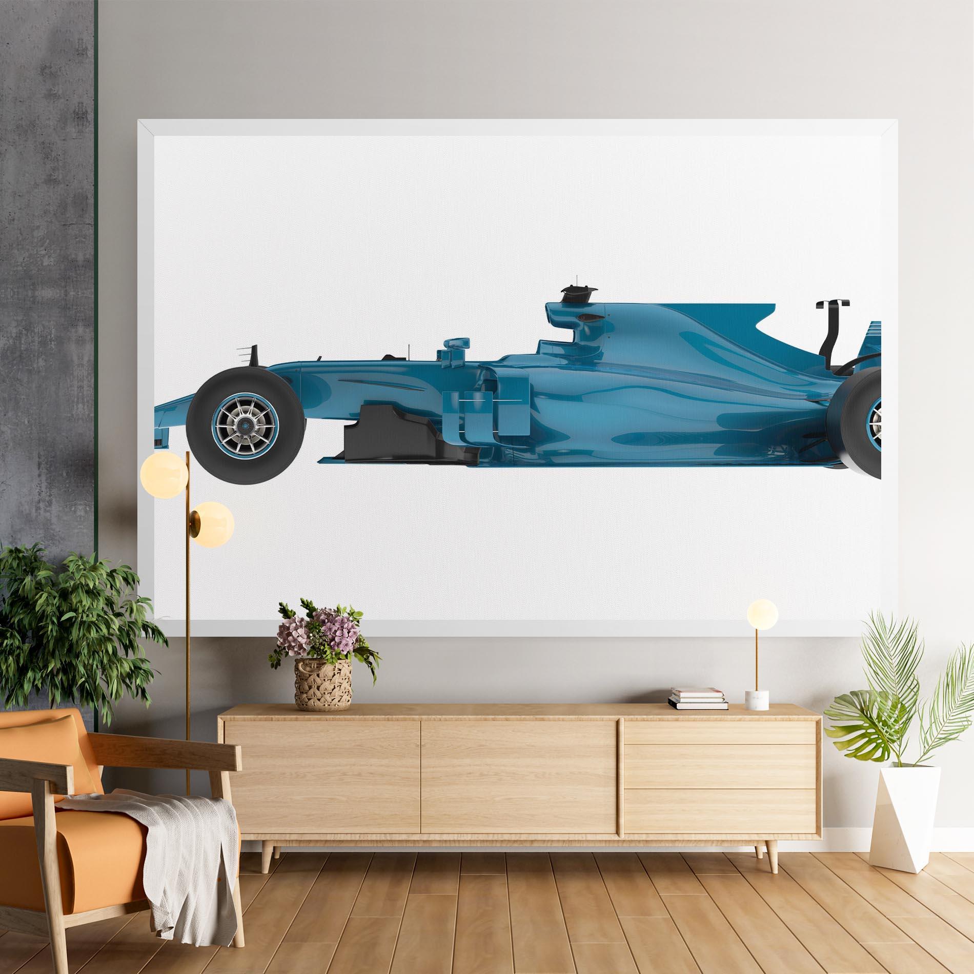 Tablou Canvas Blue F1 Toy mockup 9