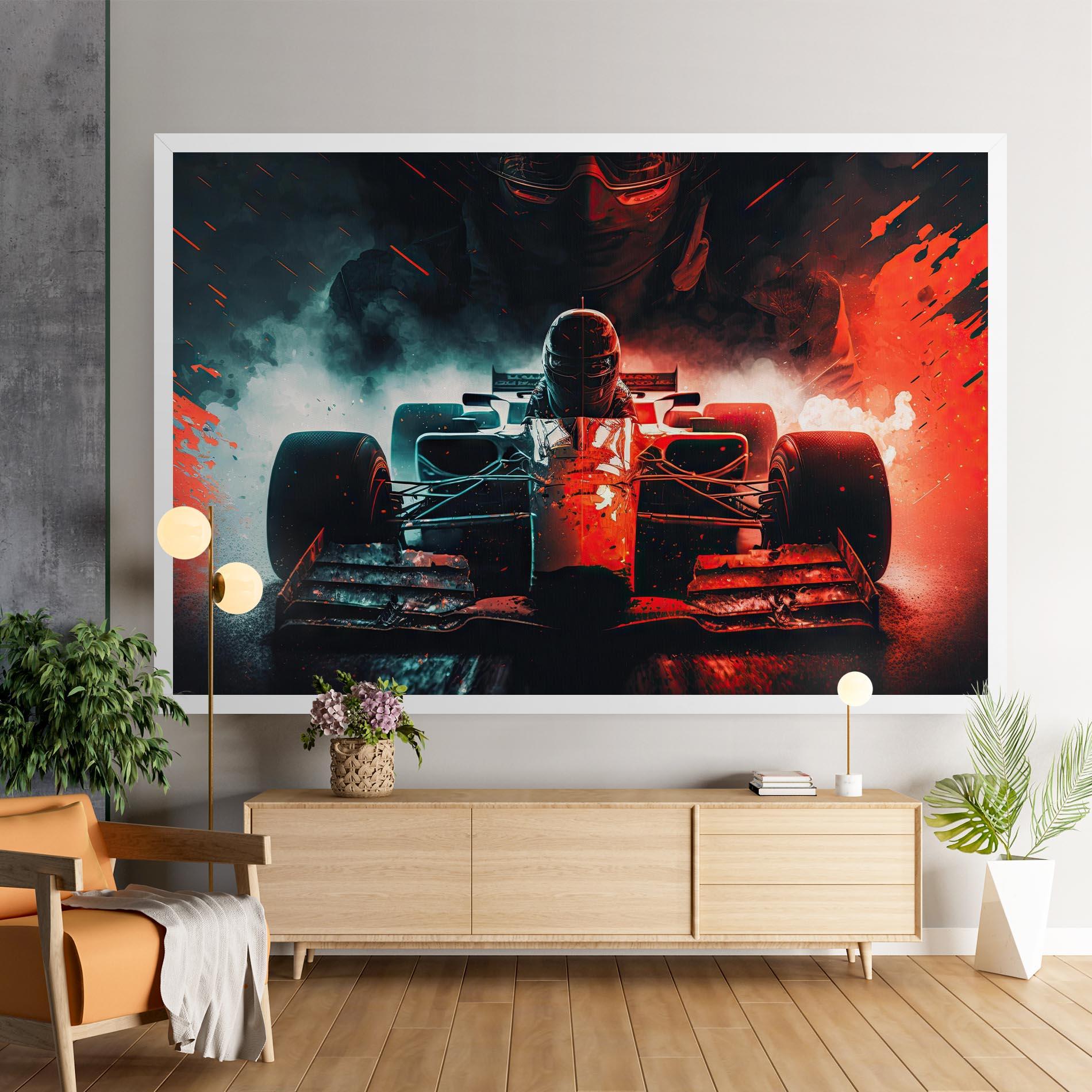 Tablou Canvas Blue Red F1 mockup 9