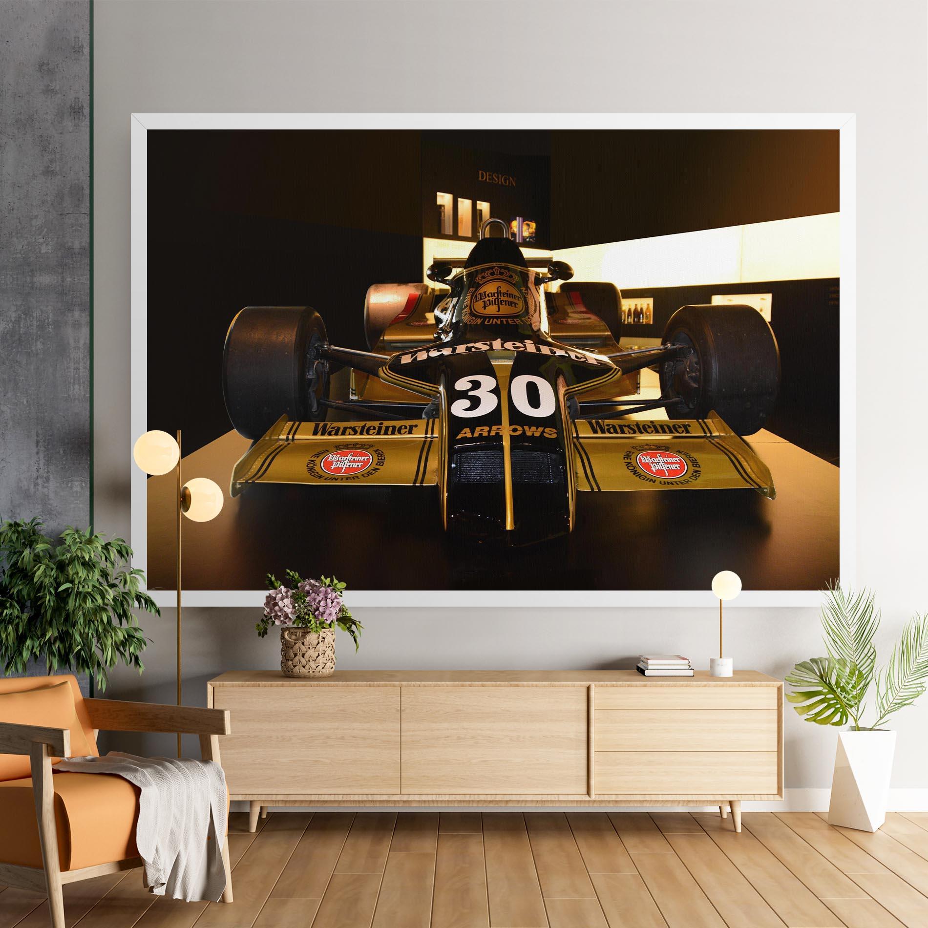 Tablou Canvas Formula 1 Car Color mockup 9