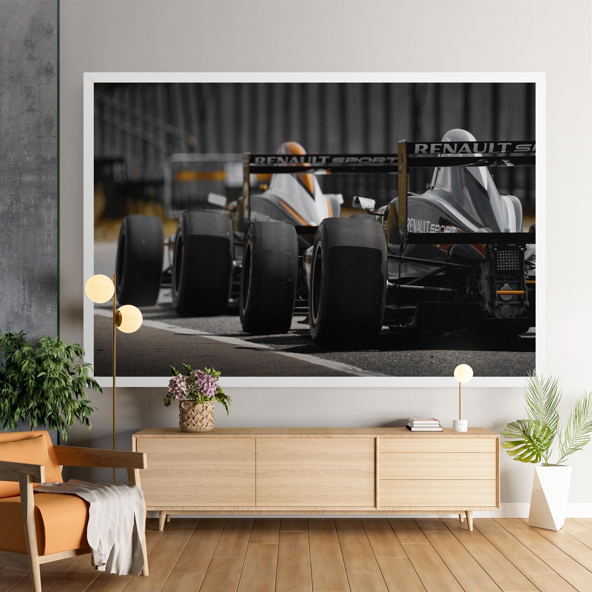 Grey F1 Cars mockup 9
