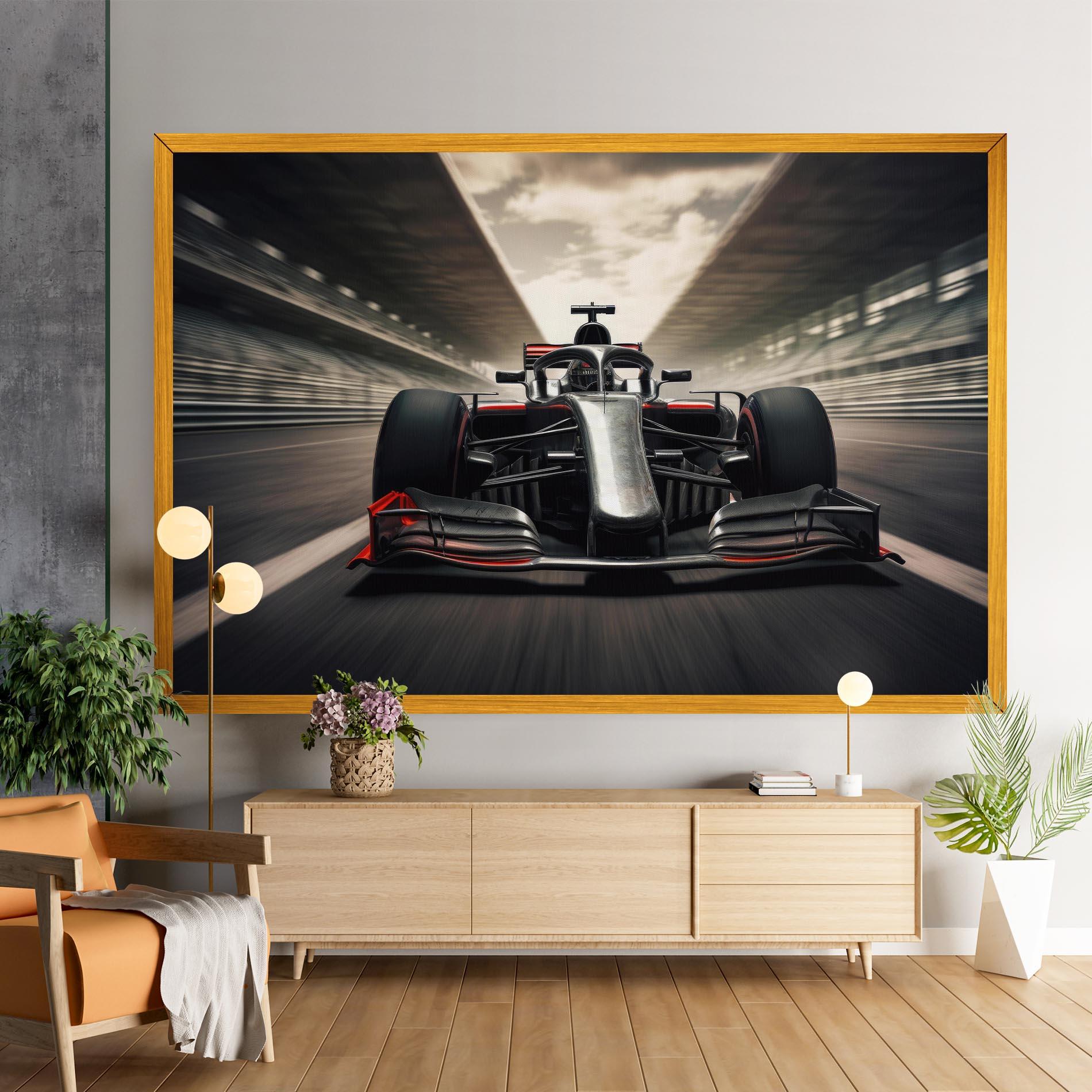 Tablou Canvas Black Red F1 mockup 9