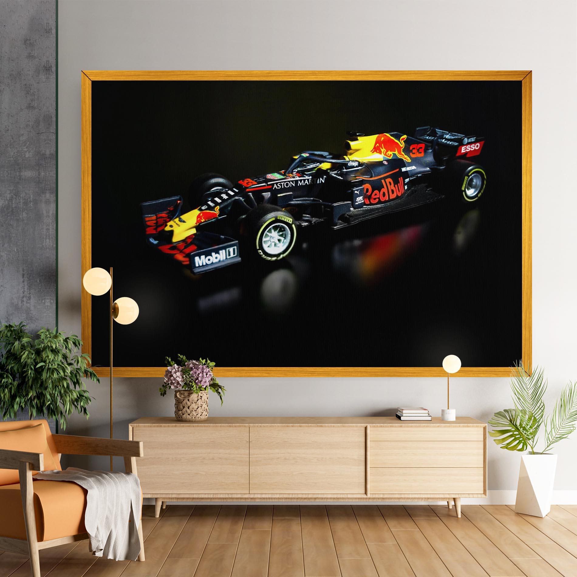 Tablou Canvas Black Yellow F1 mockup 9