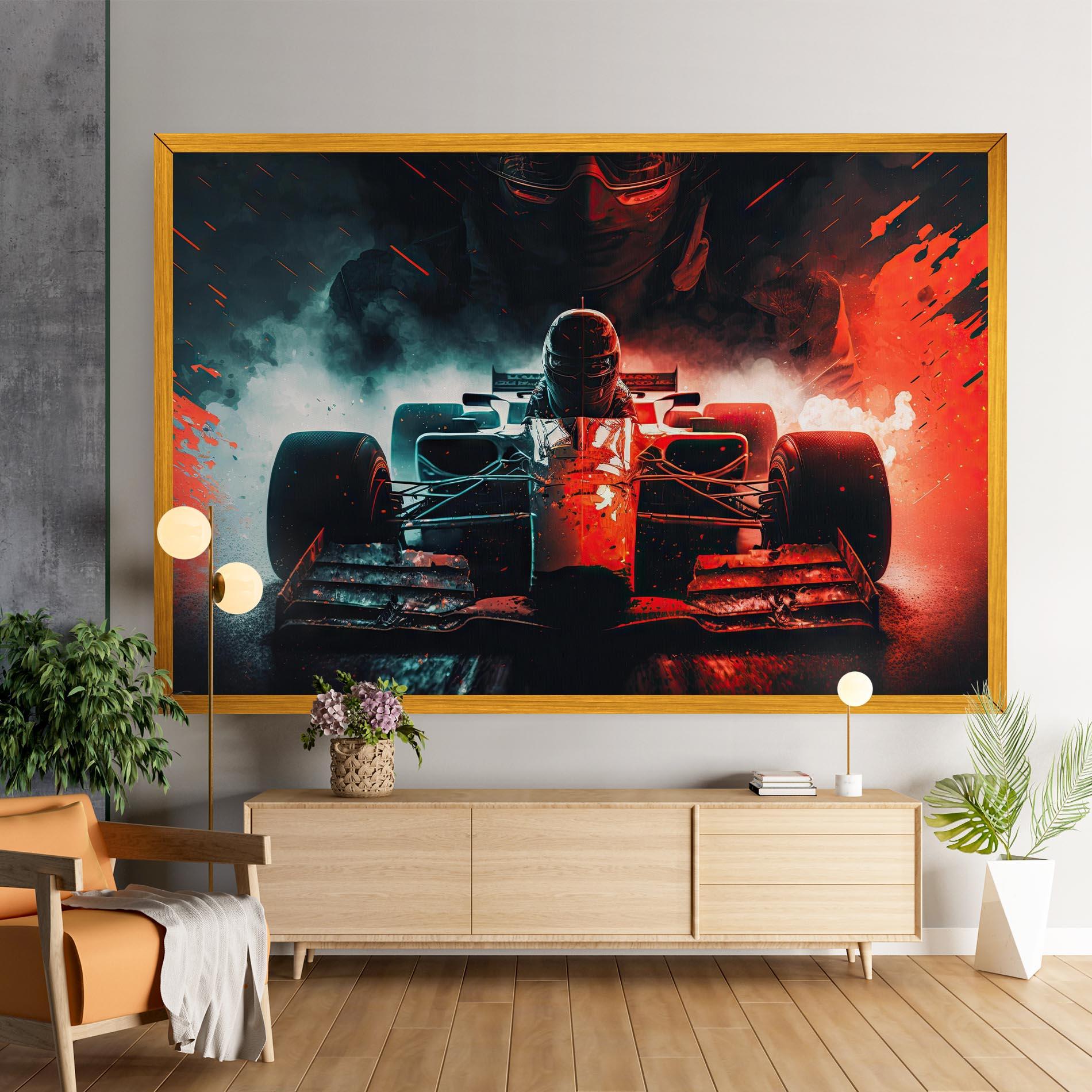 Tablou Canvas Blue Red F1 mockup 9