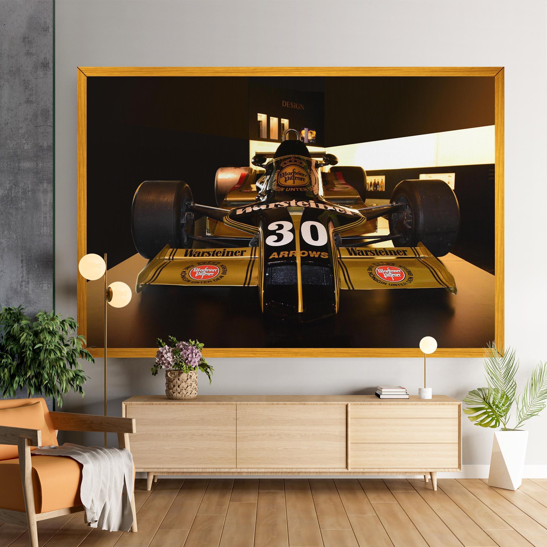 Tablou Canvas Formula 1 Car Color mockup 9