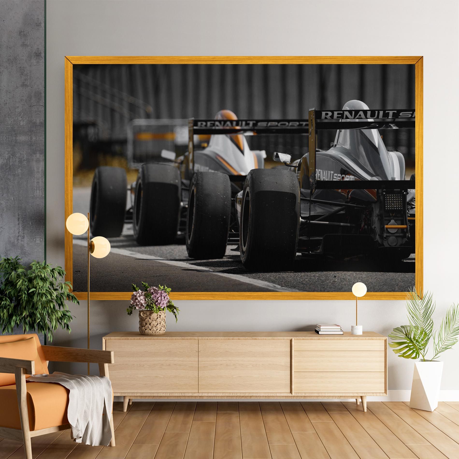 Grey F1 Cars mockup 9