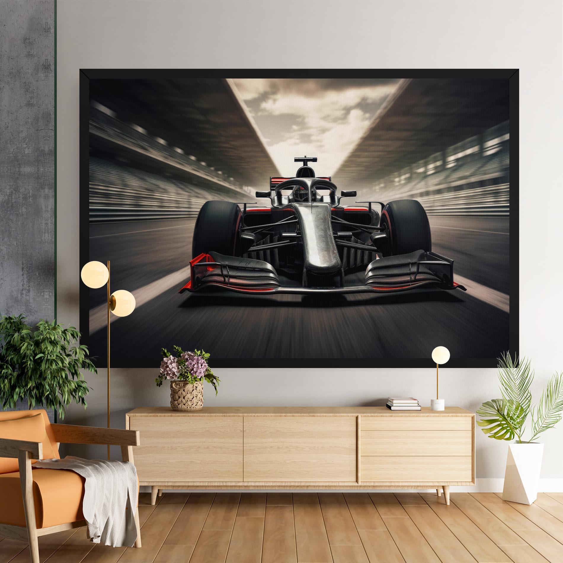 Tablou Canvas Black Red F1 mockup 9