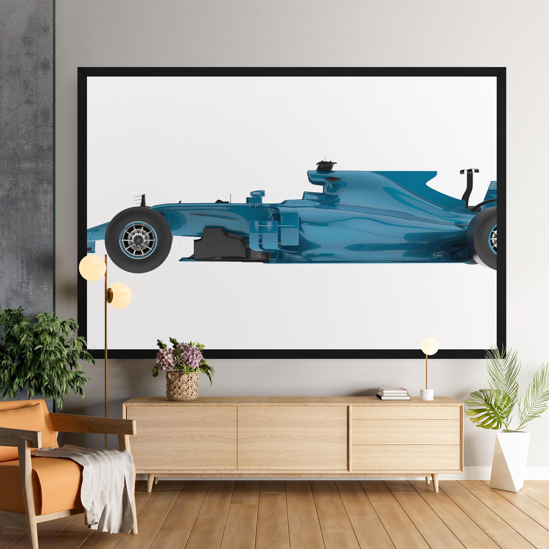 Tablou Canvas Blue F1 Toy mockup 9