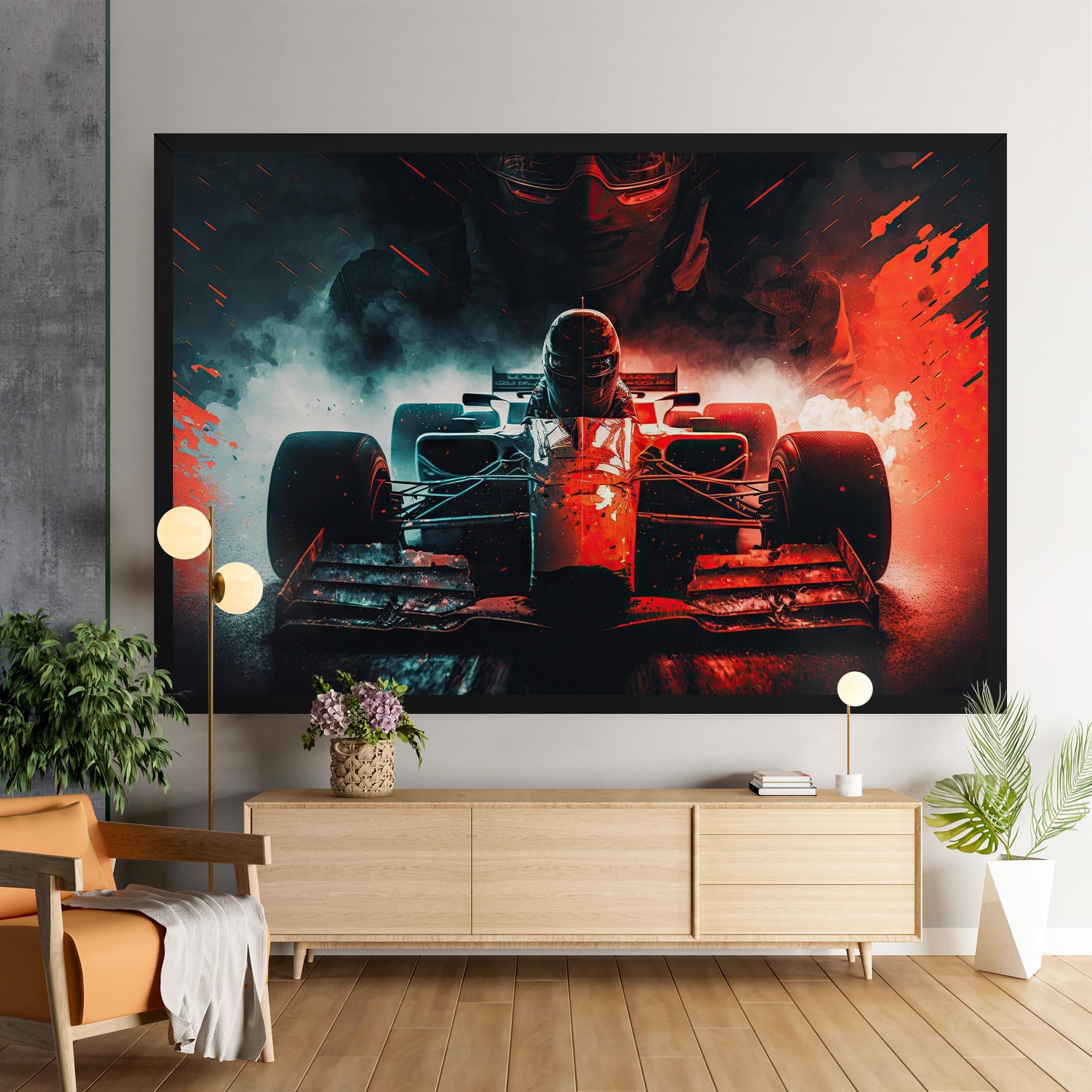 Tablou Canvas Blue Red F1 mockup 9