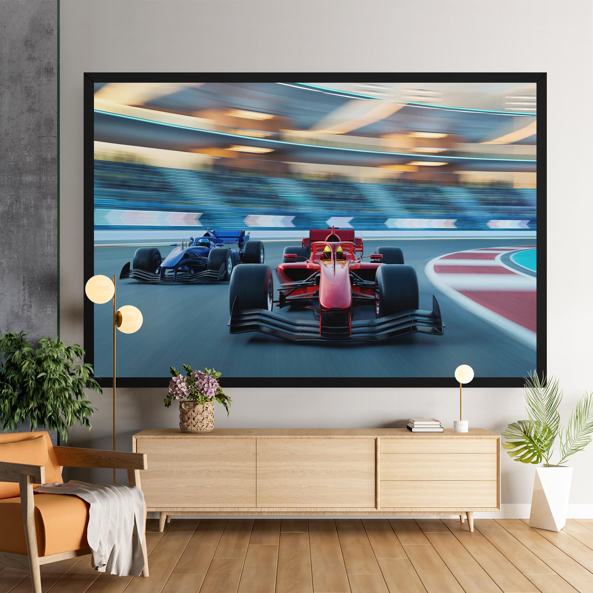 Tablou Canvas F1 Racing mockup 9