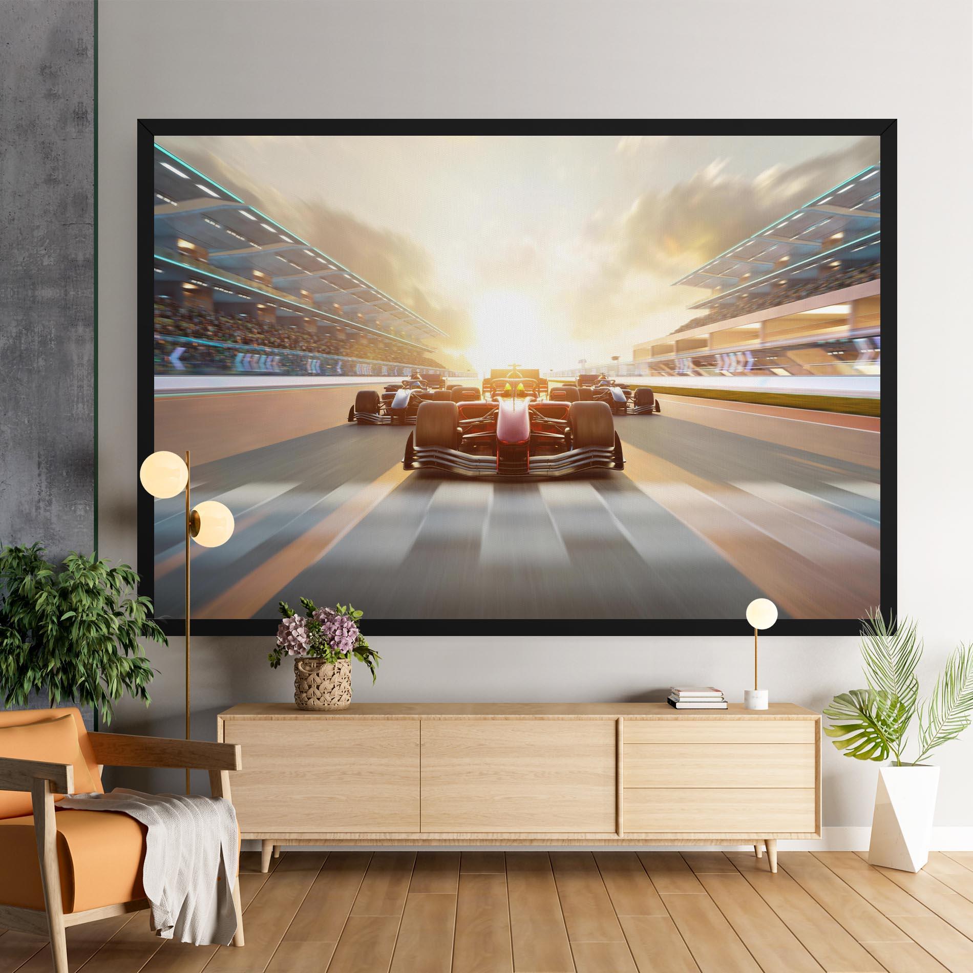Tablou Canvas F1 Winning mockup 9