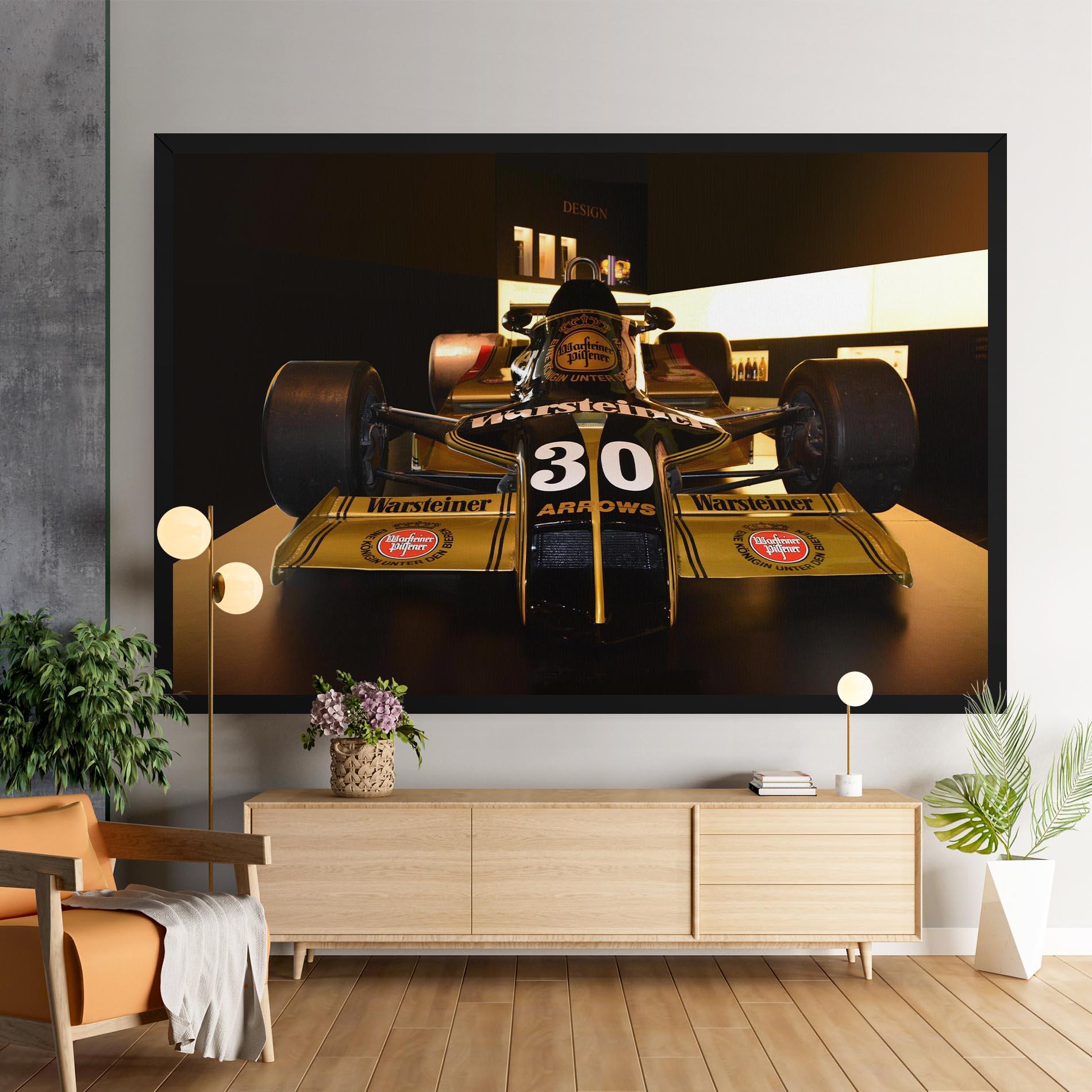 Tablou Canvas Formula 1 Car Color mockup 9